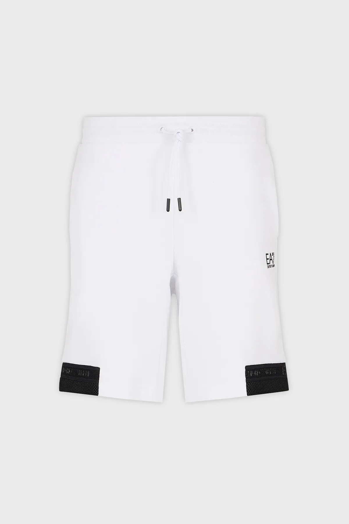 EA7 Pamuklu Regular Fit Cepli Erkek Short 3DPS73 PJEQZ 1100 BEYAZ - 1