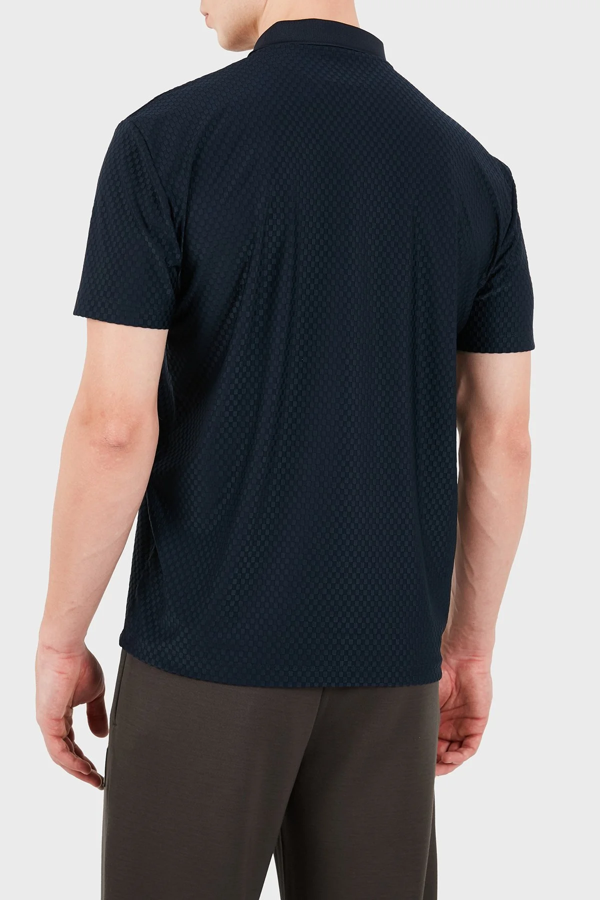 EA7 Pamuklu Regular Fit Düğmeli Erkek Polo 7M002256 AF26529 UB102 Lacivert - 6