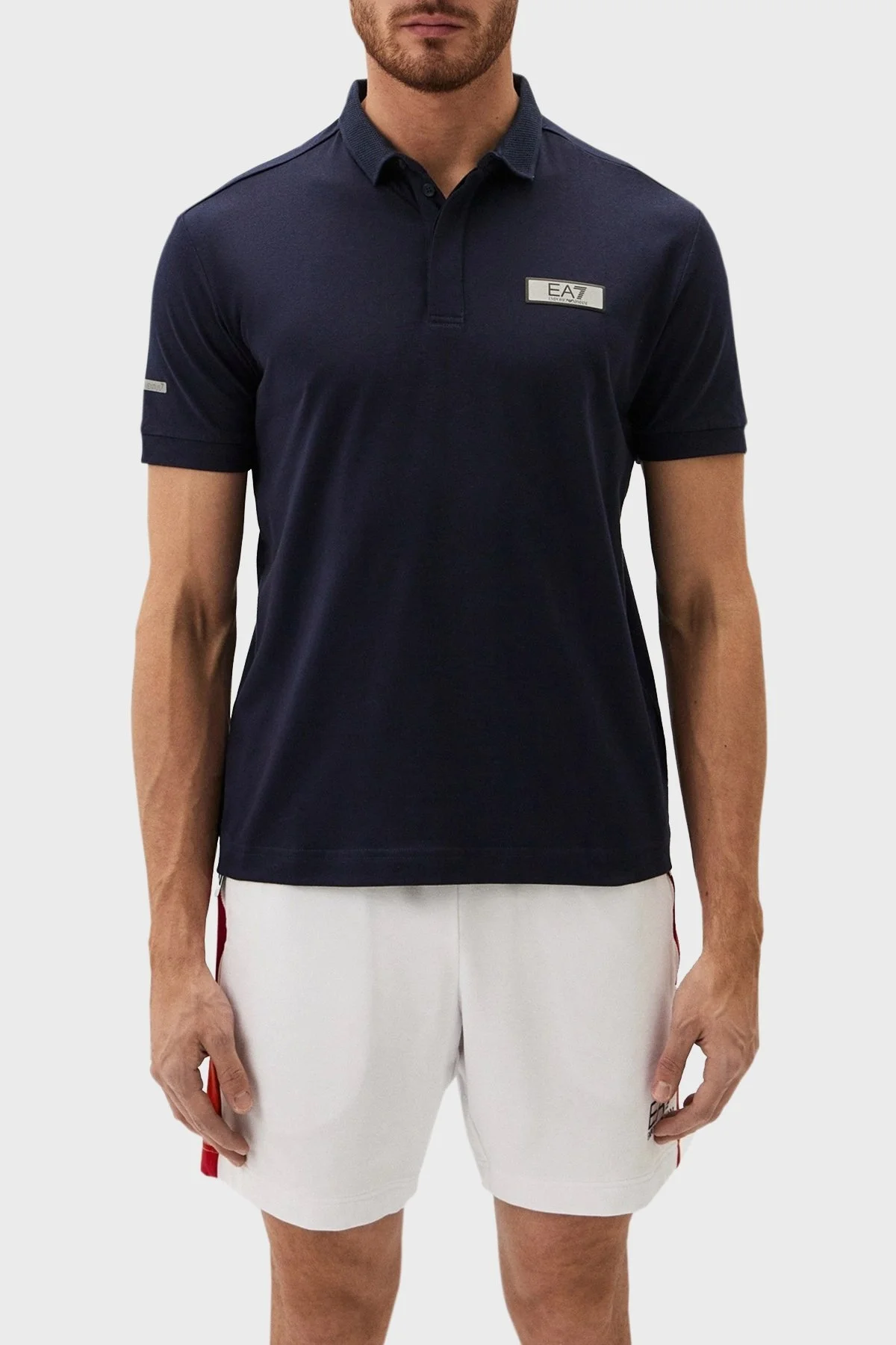 EA7 Pamuklu Regular Fit Erkek Polo Yaka T Shirt 3DPF06 PJUVZ 1554 LACİVERT - 1