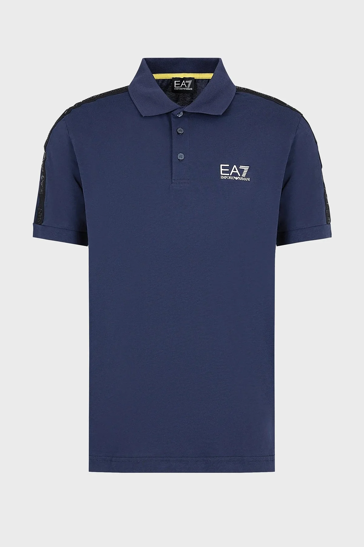 EA7 Pamuklu Regular Fit Erkek Polo Yaka T Shirt 3DPF23 PJ02Z 0554 LACİVERT - 4