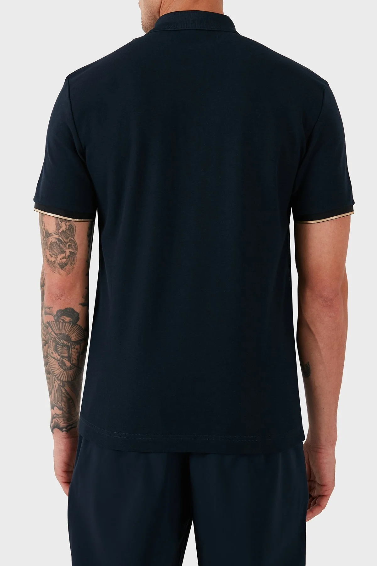 EA7 Pamuklu Regular Fit Erkek Polo Yaka T Shirt 7M000022 AF10342 UB102 LACİVERT - 2