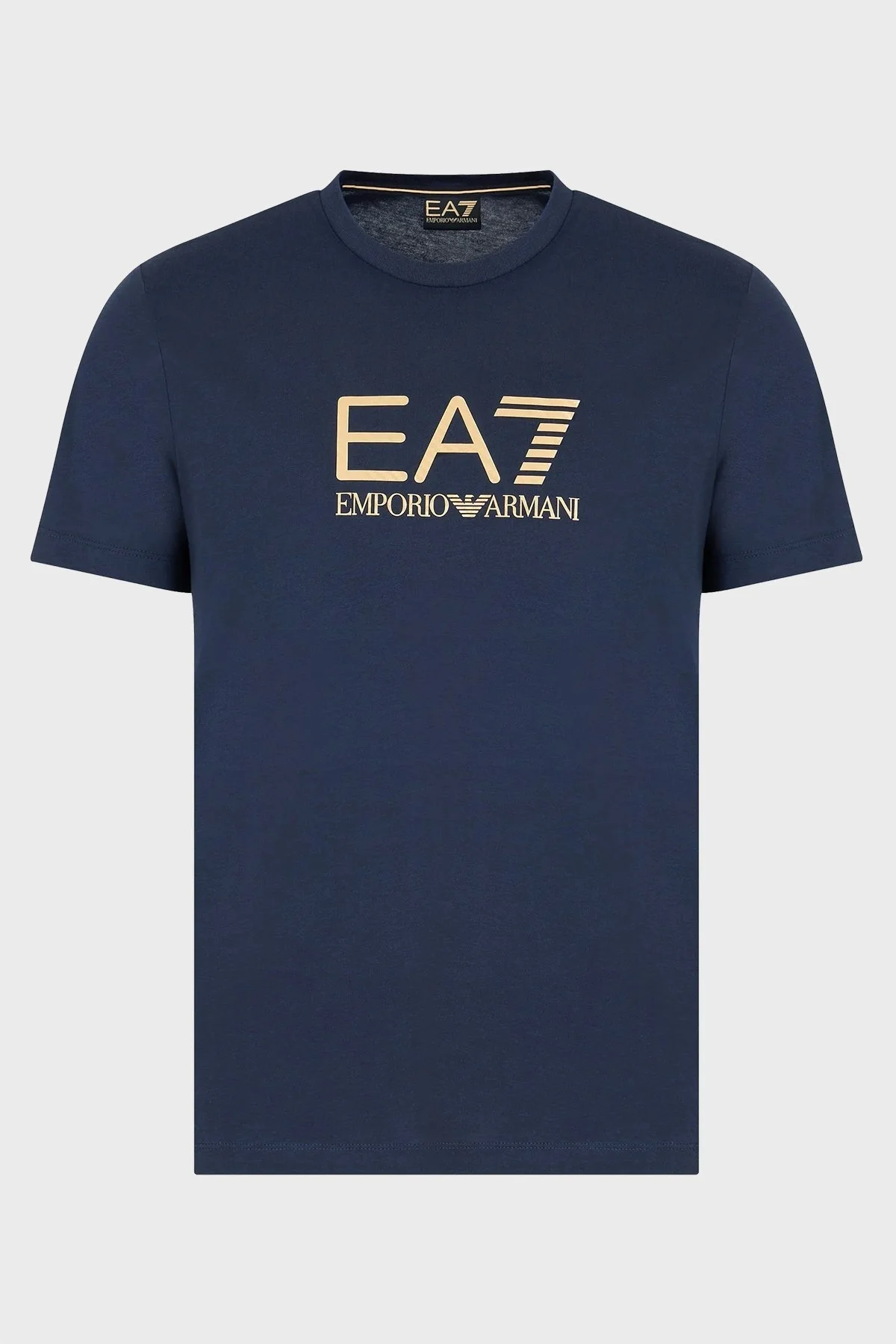 EA7 Pamuklu Regular Fit Erkek T Shirt 7M000007 AF10170 UB102 LACİVERT - 5