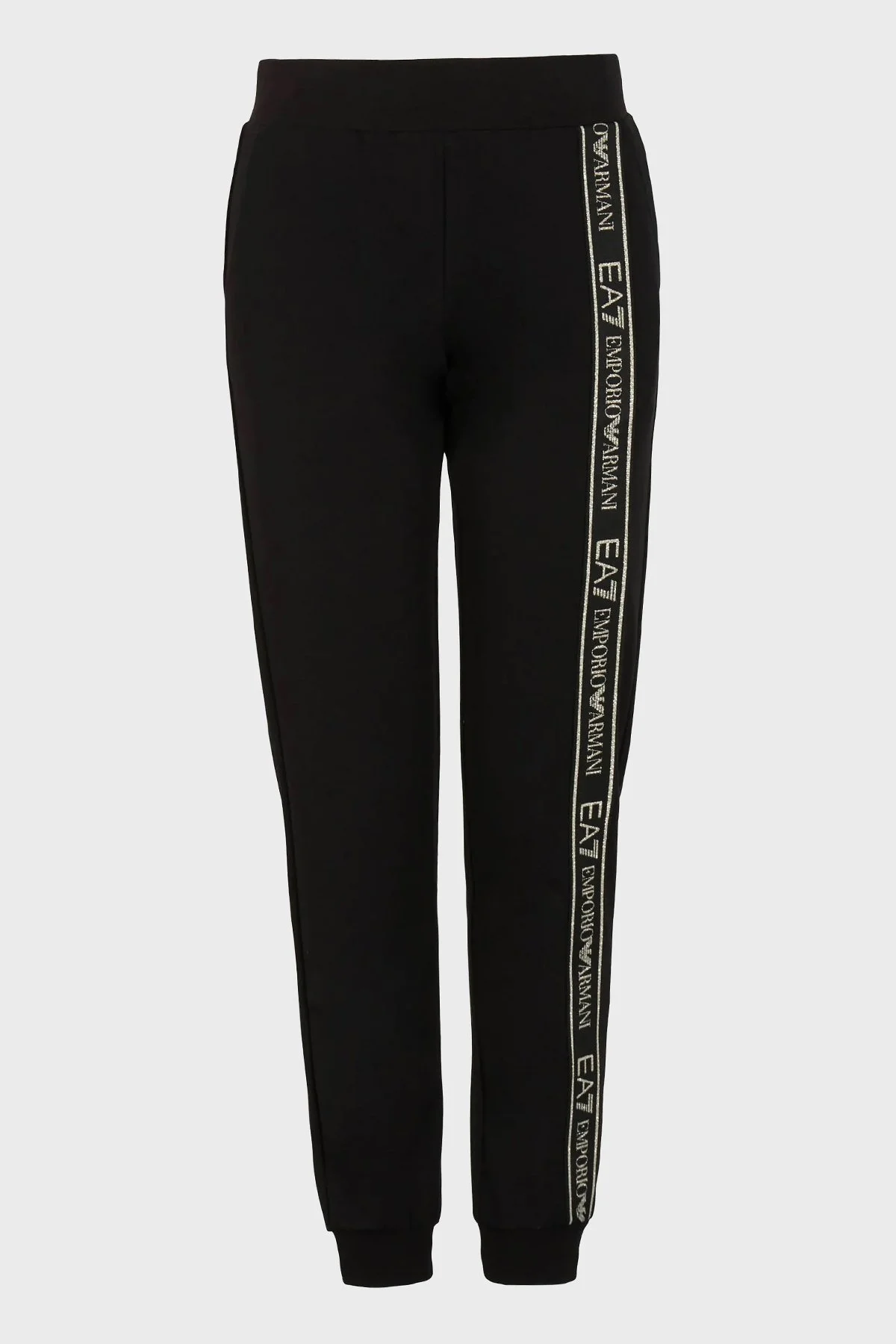 EA7 Pamuklu Regular Fit Jogger Spor Bayan Pantolon 6RTP66 TJKWZ 1200 SİYAH - 5