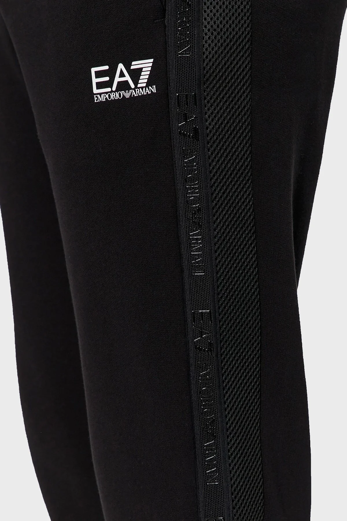 EA7 Pamuklu Regular Fit Jogger Spor Erkek Pantolon 3DPP76 PJEQZ 0200 SİYAH - 5