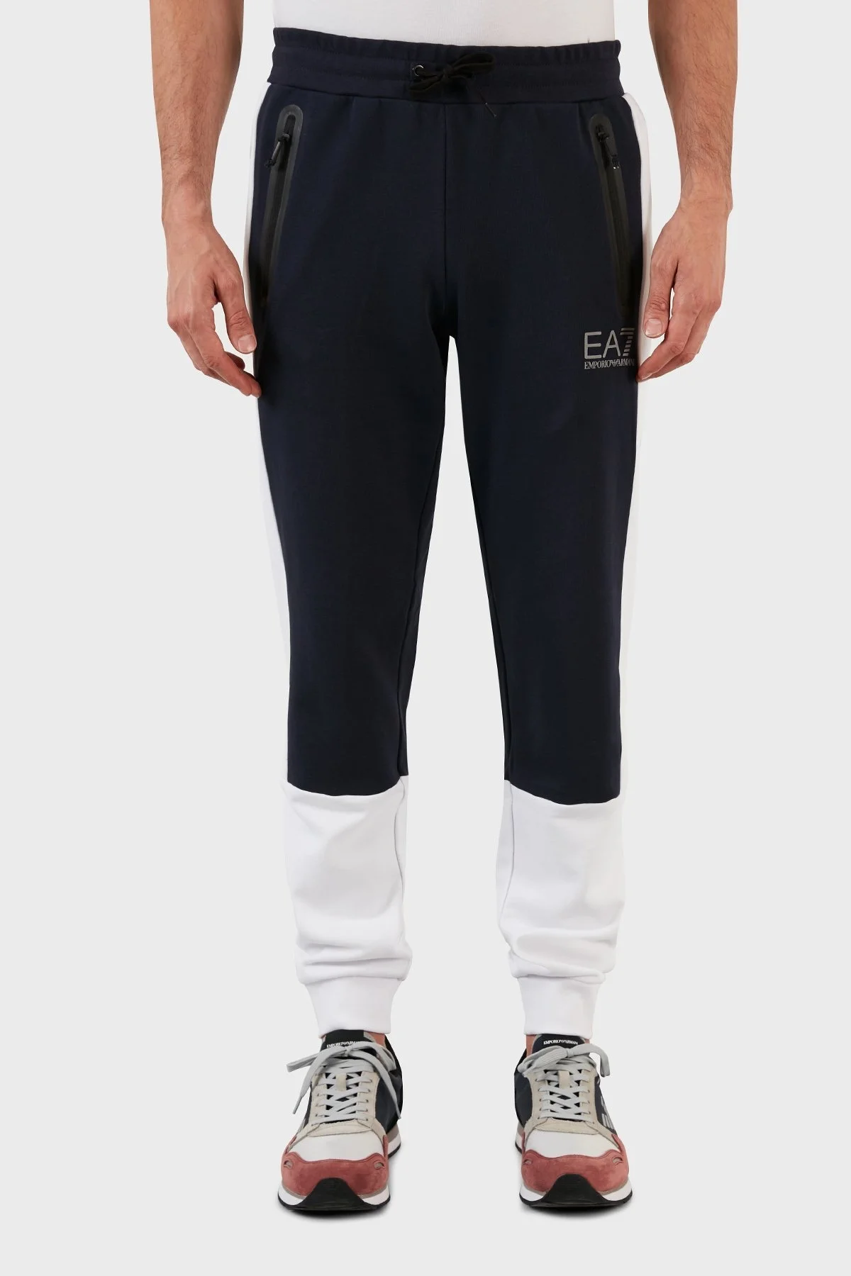 EA7 Pamuklu Regular Fit Jogger Spor Erkek Pantolon 6LPP61 PJEQZ 1559 LACİVERT - 2