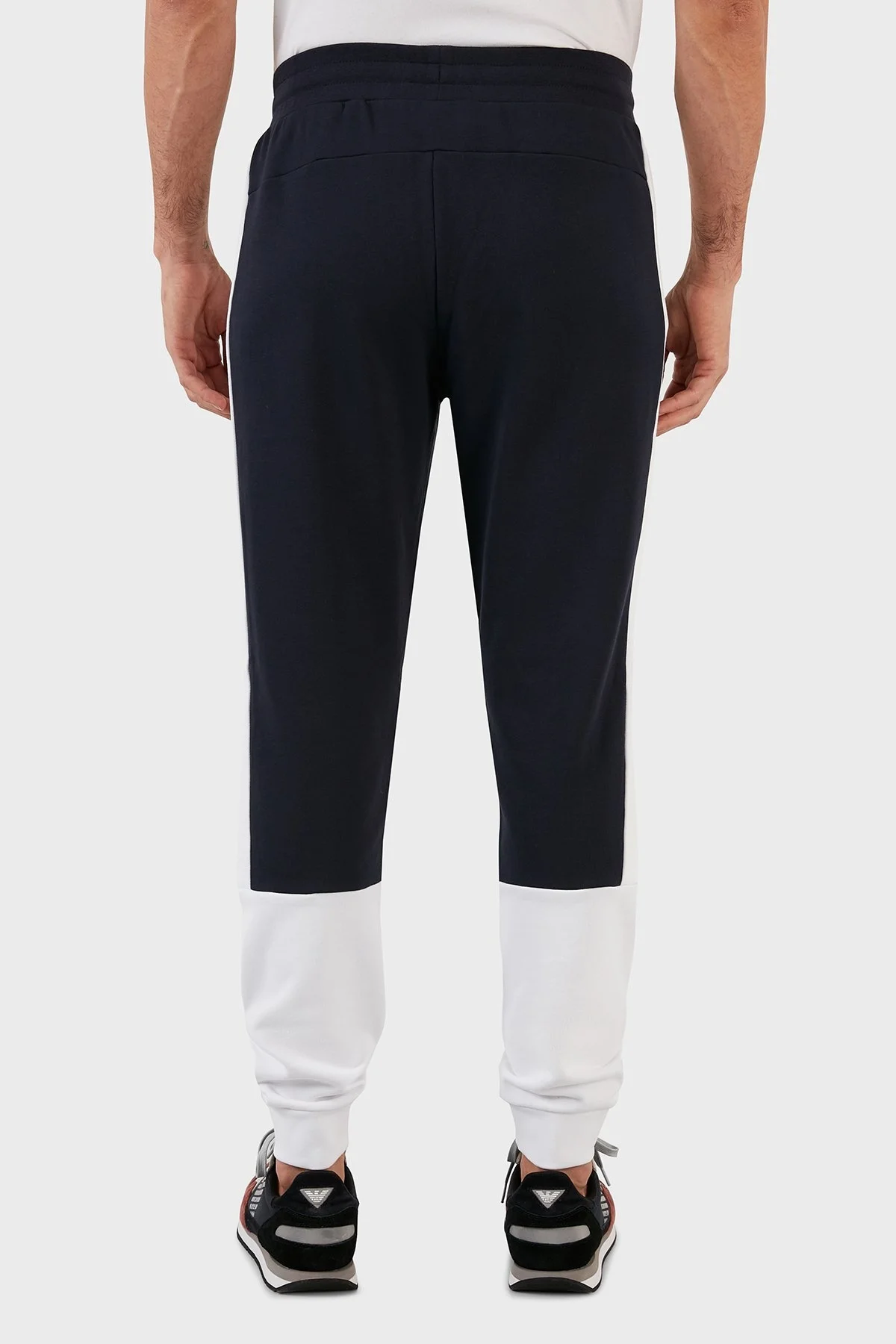 EA7 Pamuklu Regular Fit Jogger Spor Erkek Pantolon 6LPP61 PJEQZ 1559 LACİVERT - 5