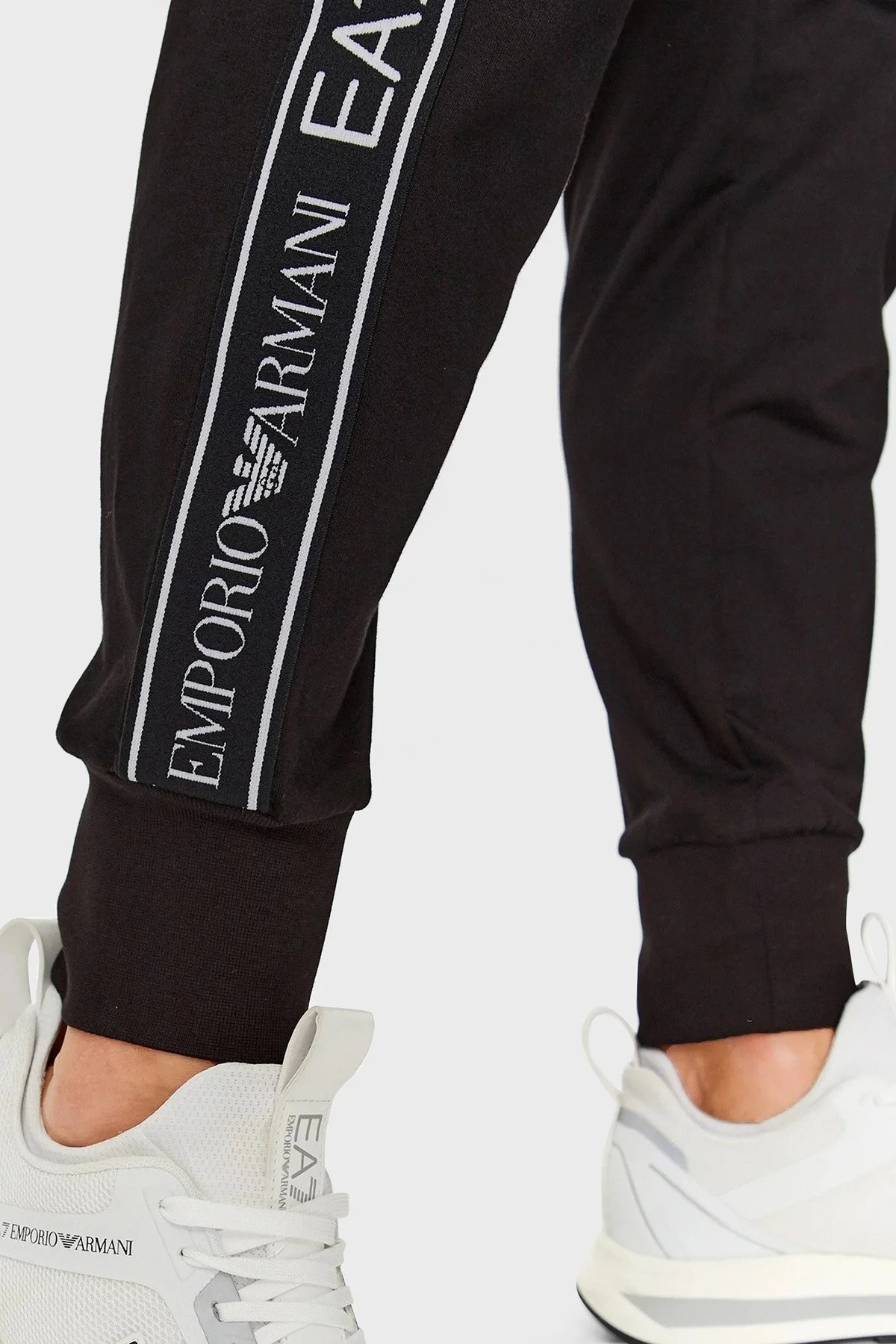 EA7 Pamuklu Regular Fit Jogger Spor Erkek Pantolon 6RPP54 PJ05Z 1200 SİYAH - 5