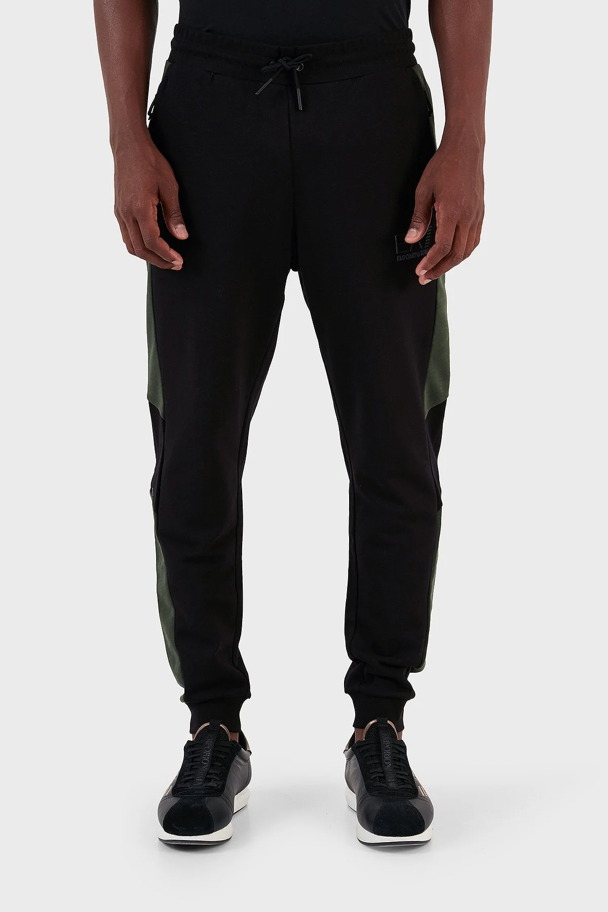EA7 Pamuklu Regular Fit Jogger Spor Erkek Pantolon 6RPP65 PJEQZ 1200 SİYAH - 2