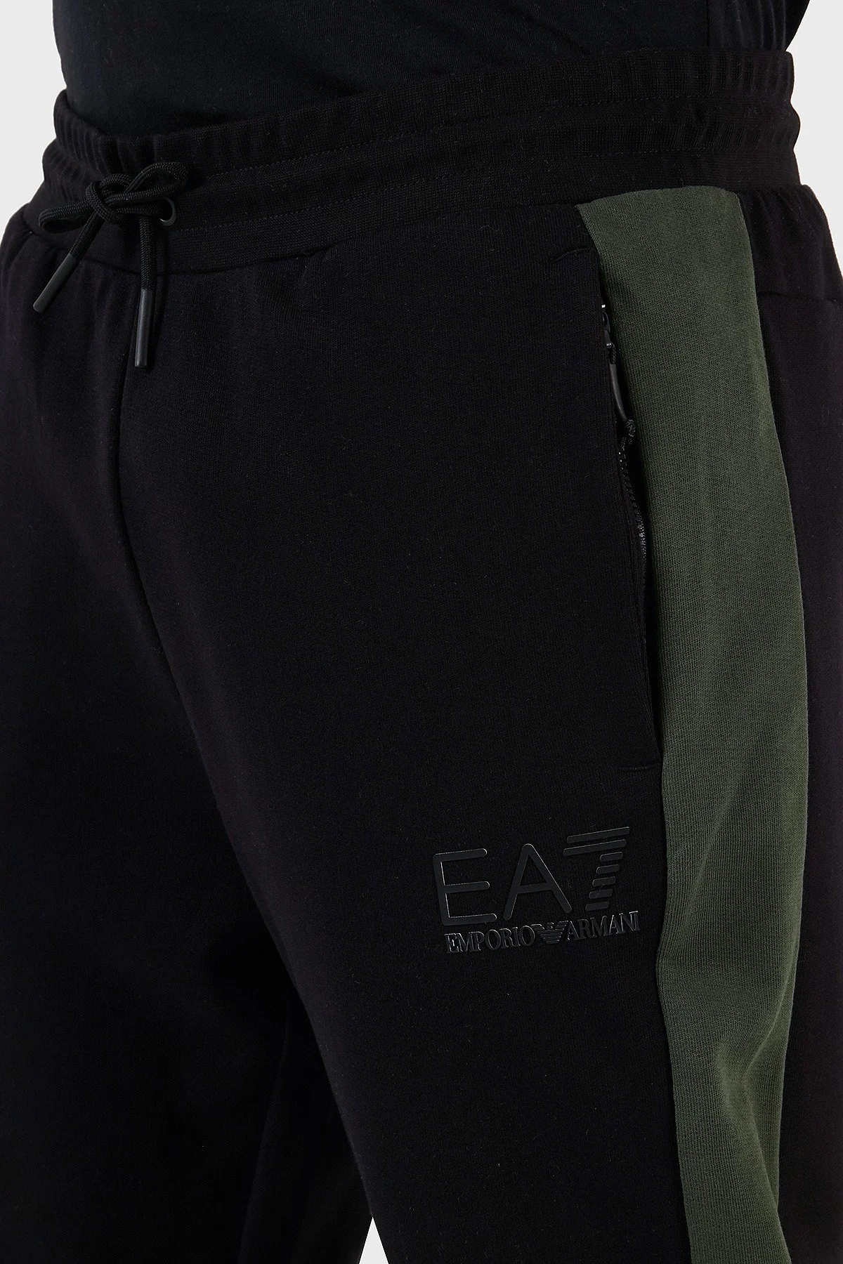 EA7 Pamuklu Regular Fit Jogger Spor Erkek Pantolon 6RPP65 PJEQZ 1200 SİYAH - 5