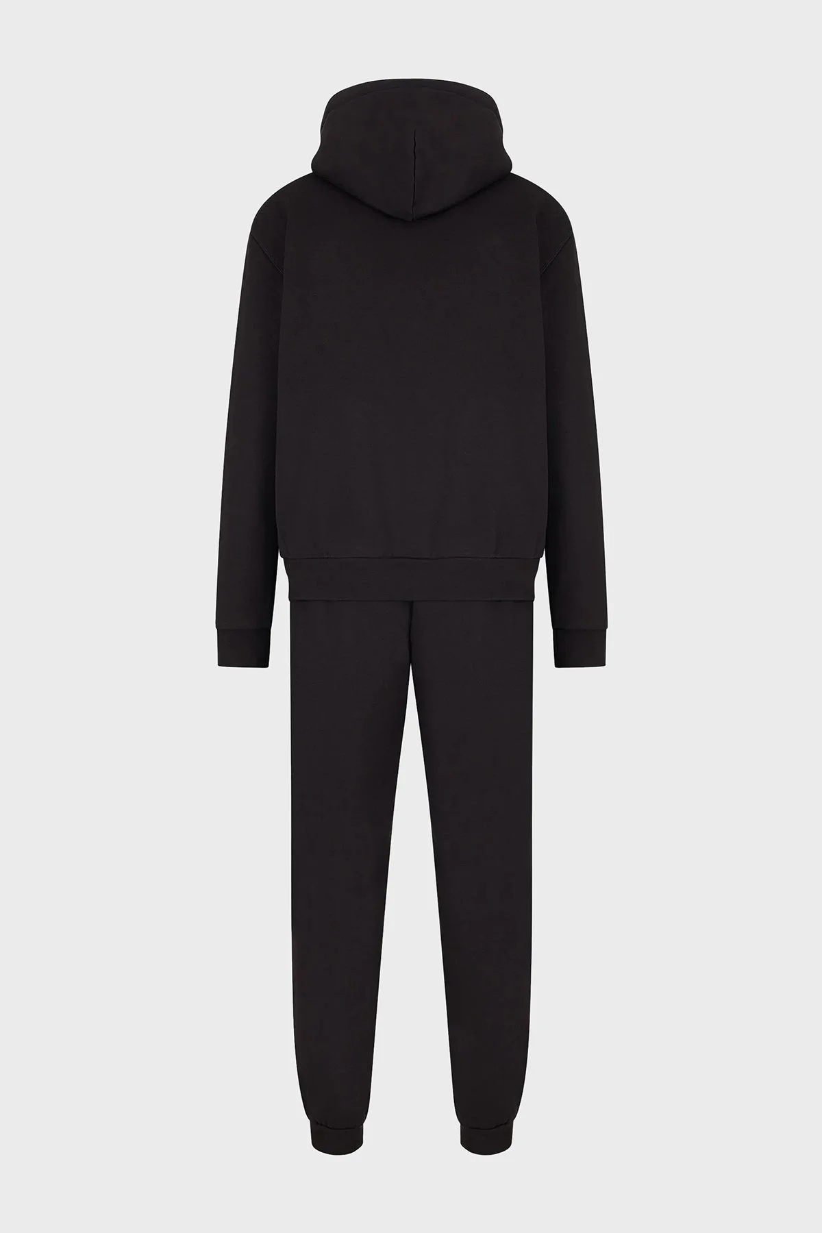 EA7 Pamuklu Regular Fit Kapüşonlu Erkek Eşofman Takımı 6RPV68 PJ07Z 1200 SİYAH - 5