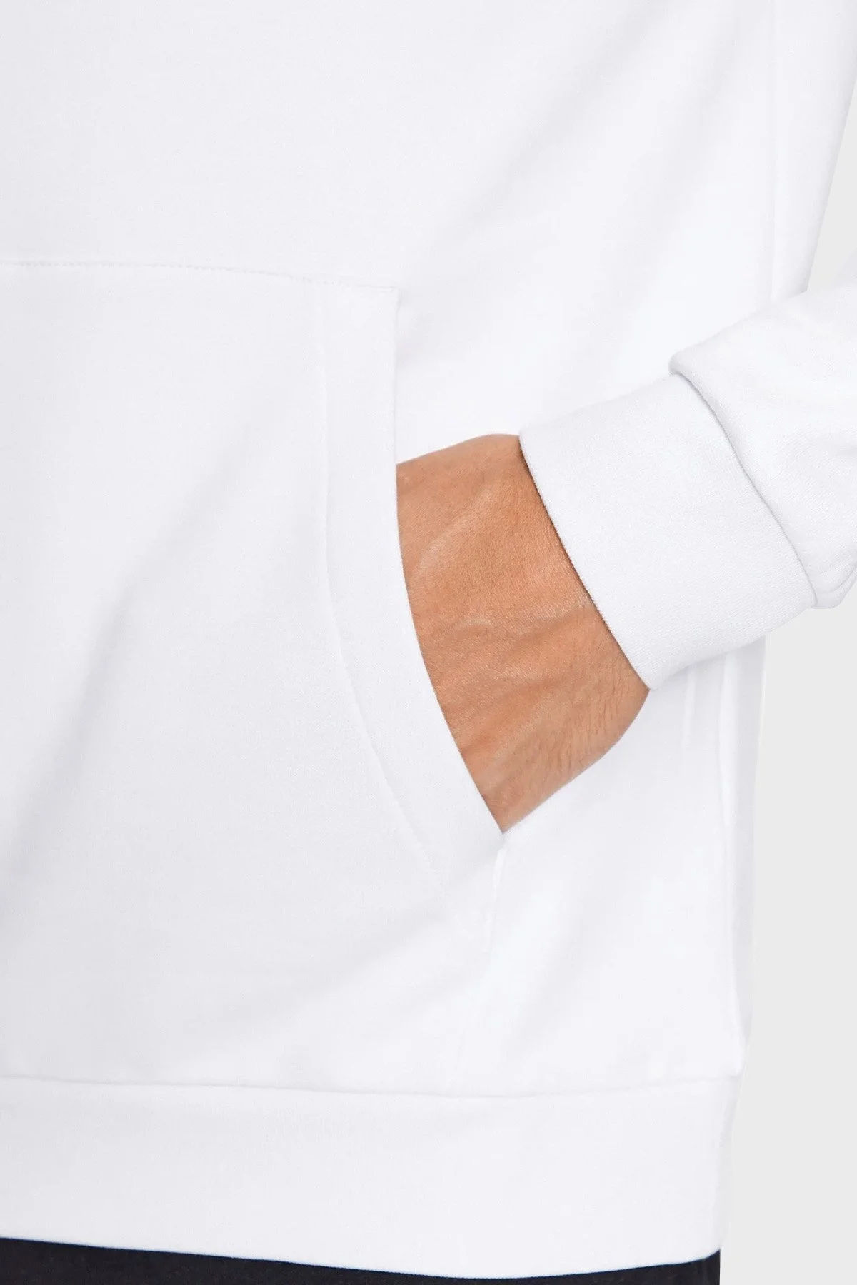 EA7 Pamuklu Regular Fit Kapüşonlu Erkek Sweat 6RPM30 PJ07Z 1100 BEYAZ - 5