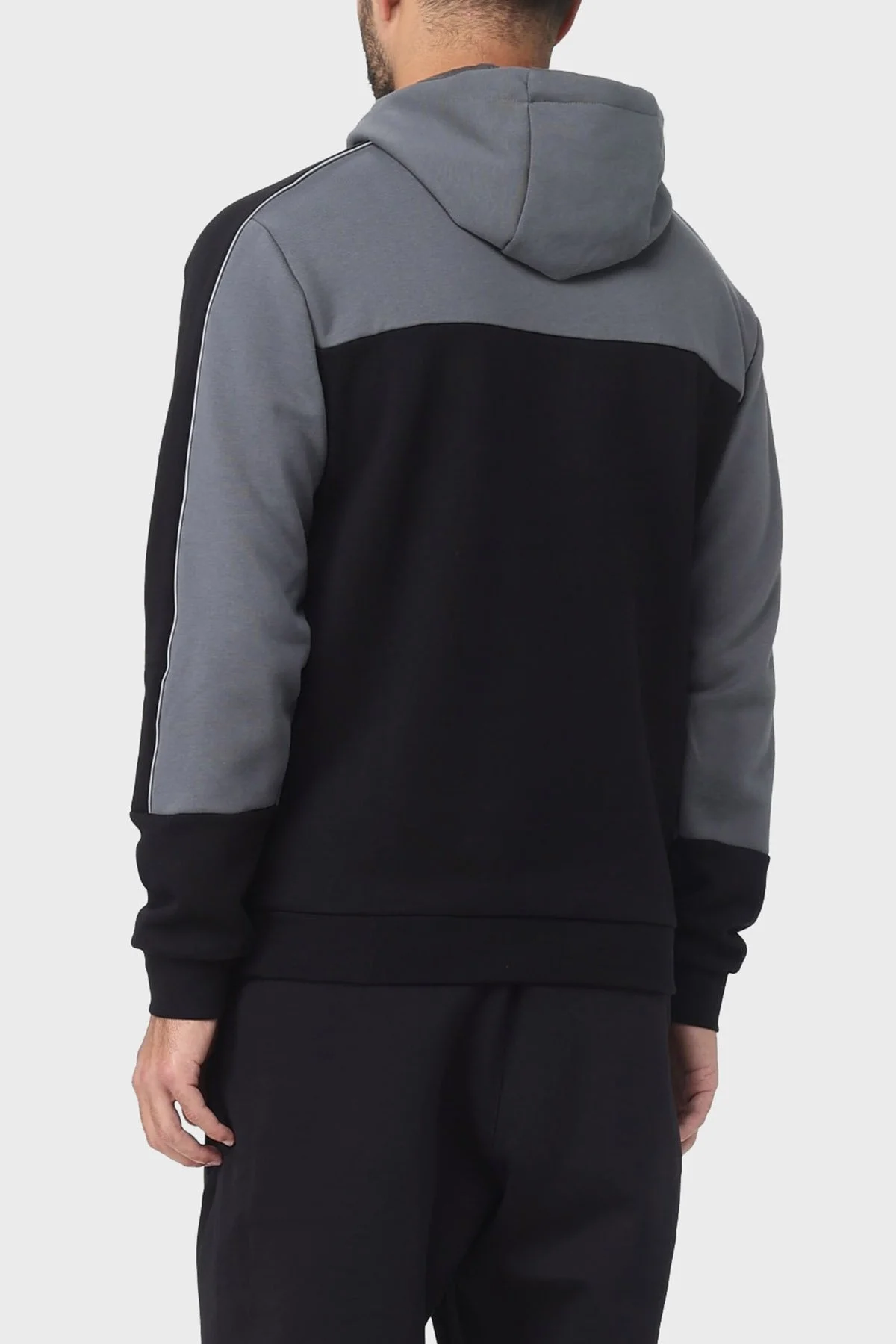EA7 Pamuklu Regular Fit Kapüşonlu Erkek Sweat 6RPM30 PJ07Z 1200 SİYAH - 2