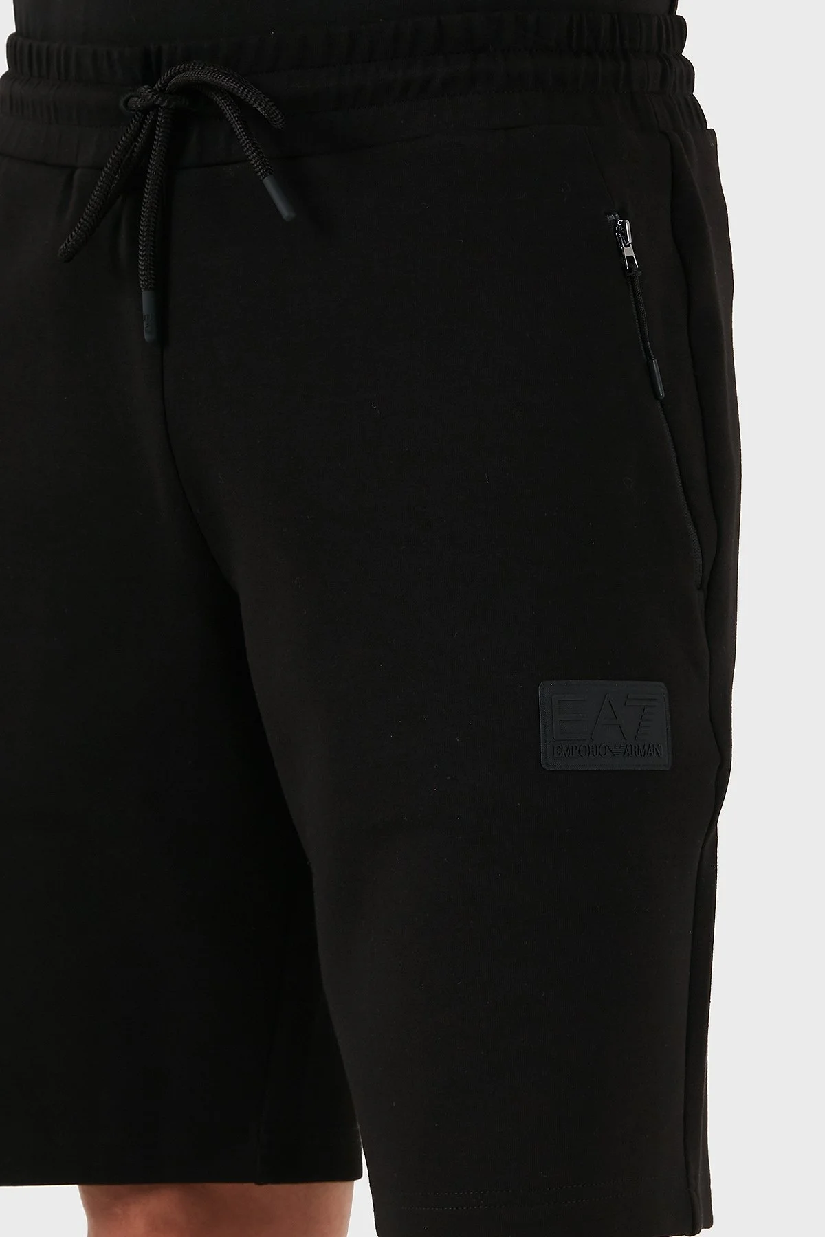 EA7 Pamuklu Regular Fit Logolu Erkek Short 7M000095 AF12116 UC001 SİYAH - 5