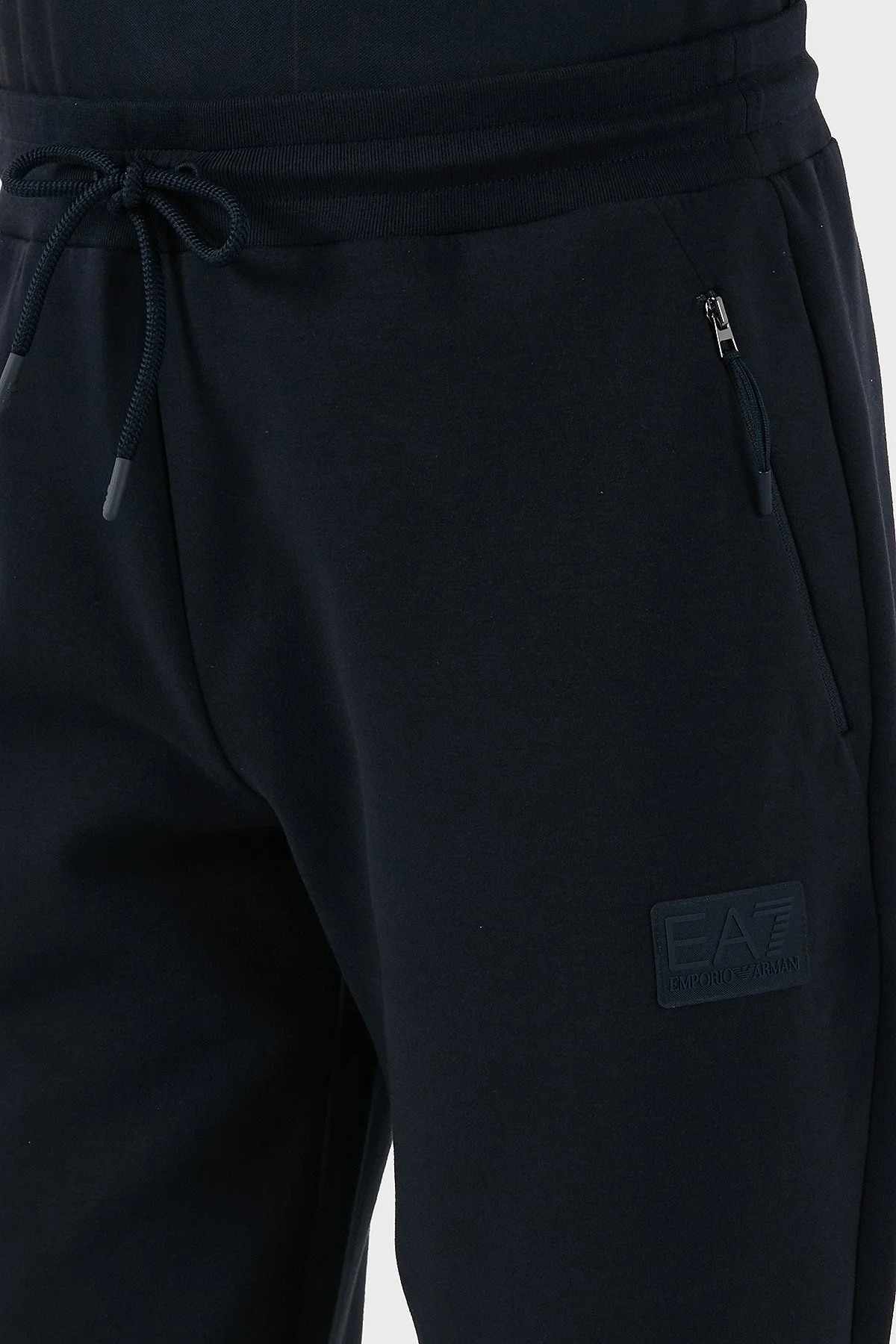 EA7 Pamuklu Regular Fit Normal Bel Ribanalı Paça Jogger Erkek Pantolon 7M000097 AF12116 UB102 LACİVERT - 6