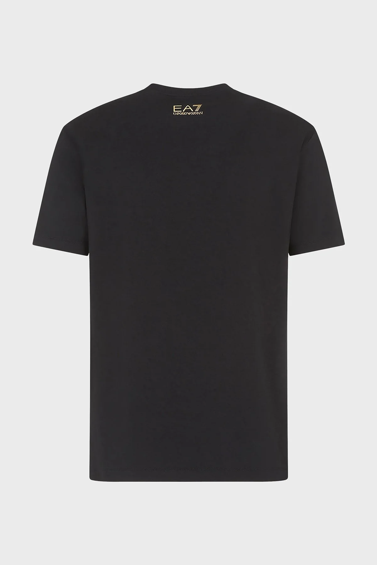 EA7 Pamuklu Slim Fit Bisiklet Yaka Erkek T Shirt 3RPT07 PJLBZ 0208 SİYAH - 4