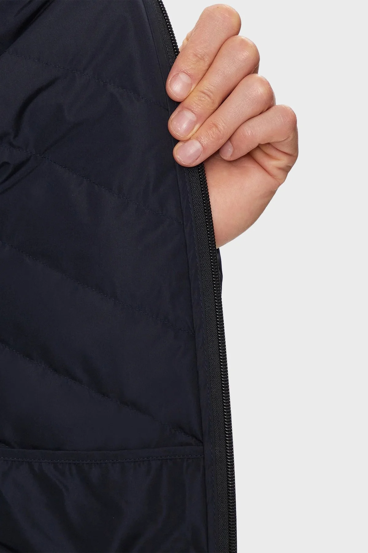 EA7 Regular Fit % 100 Kuş Tüyü Dolgulu Erkek Mont 8NPB13 PNE1Z 1562 LACİVERT - 4