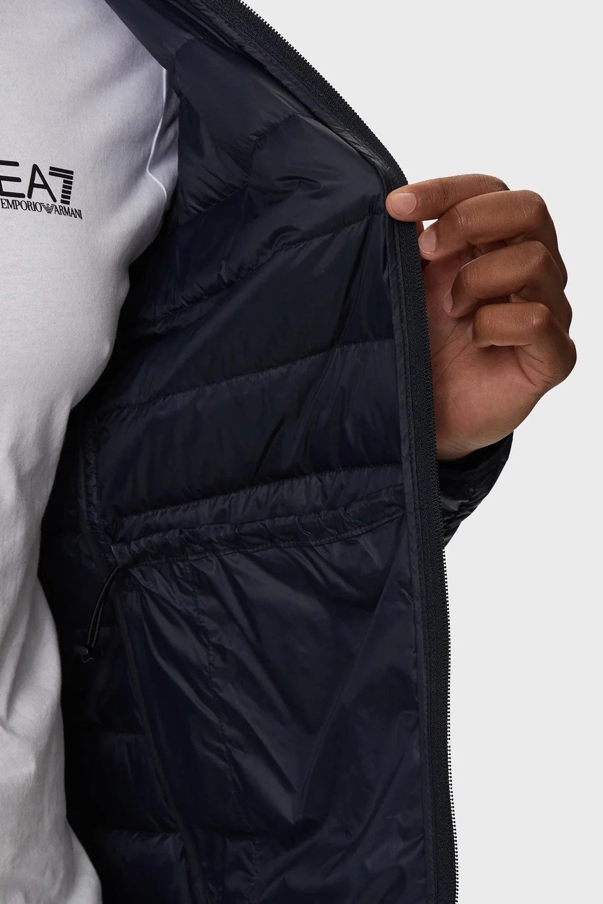 EA7 Regular Fit % 100 Kuş Tüyü Dolgulu Şişme Erkek Mont 8NPB23 PNGPZ 1562 LACİVERT - 4
