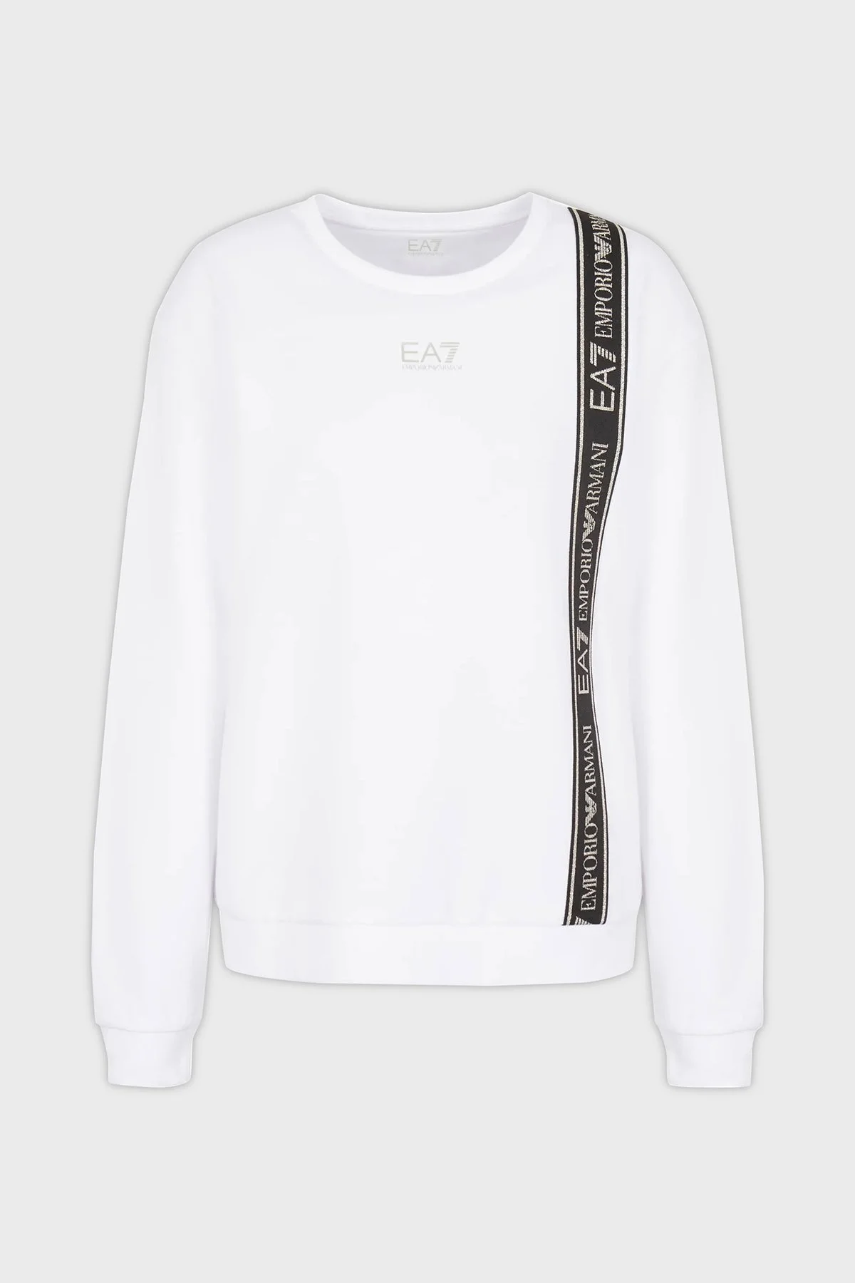 EA7 Regular Fit Bisiklet Yaka Bayan Sweat 6RTM25 TJKWZ 1100 BEYAZ - 4