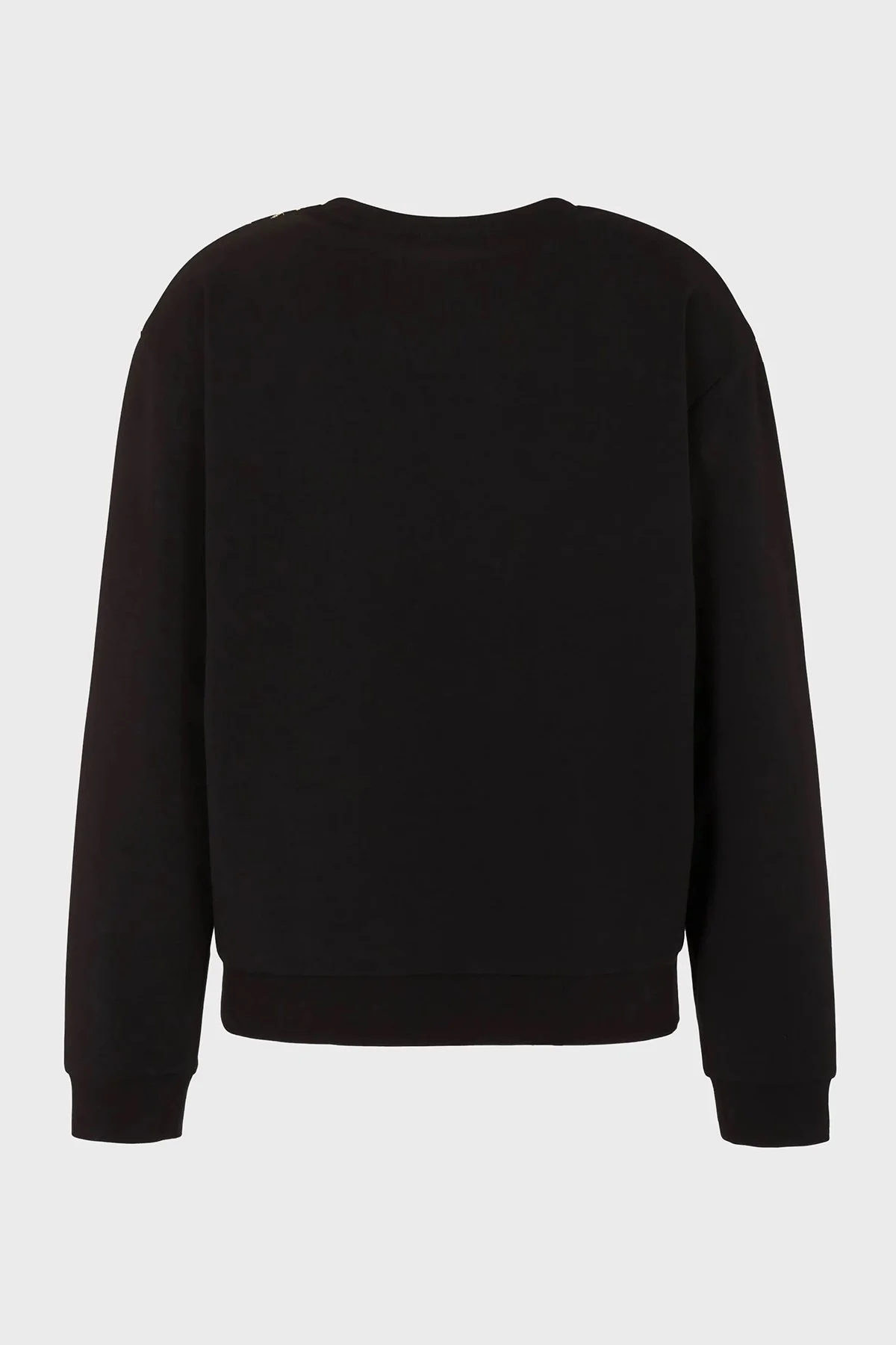 EA7 Regular Fit Bisiklet Yaka Bayan Sweat 6RTM25 TJKWZ 1200 SİYAH - 5