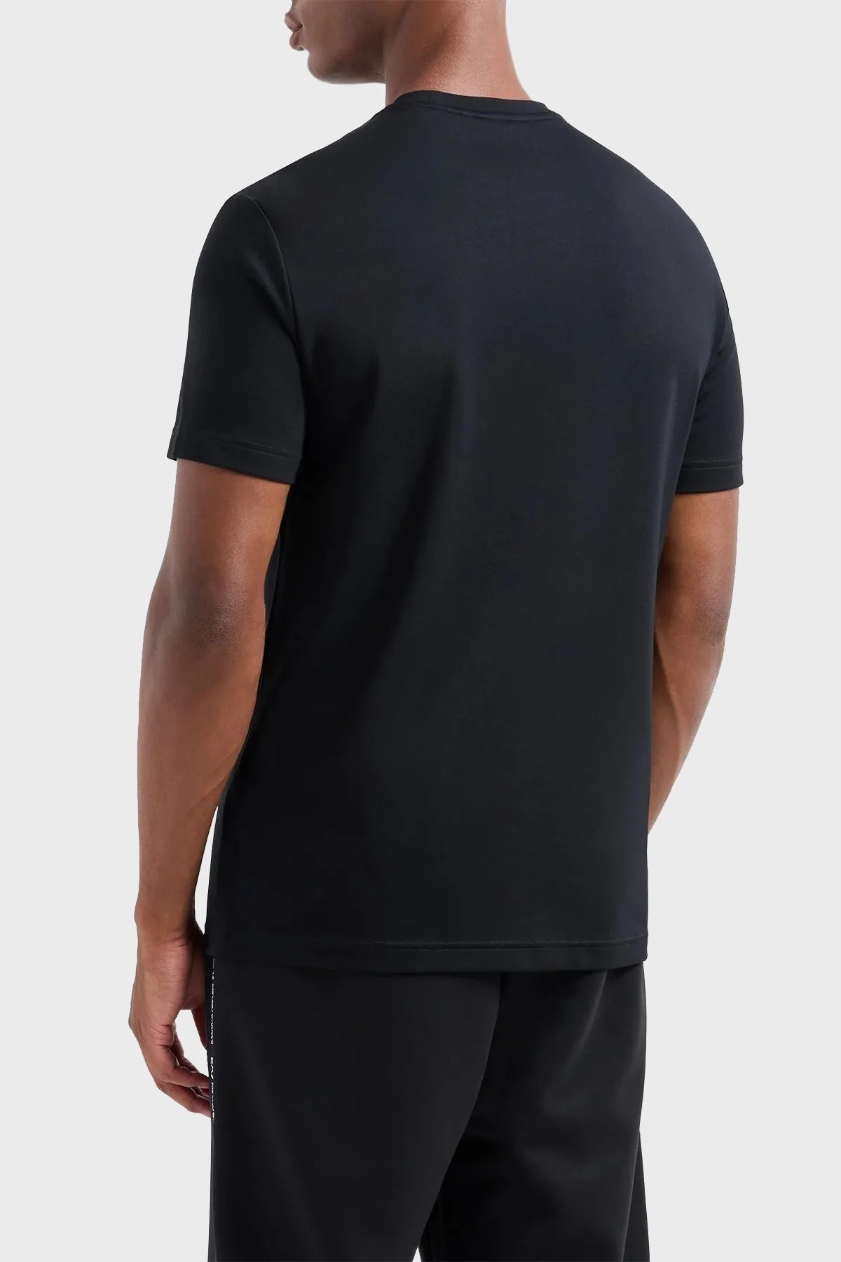 EA7 Regular Fit Bisiklet Yaka Erkek T Shirt 6DPT10 PJTMZ 1200 SİYAH - 2