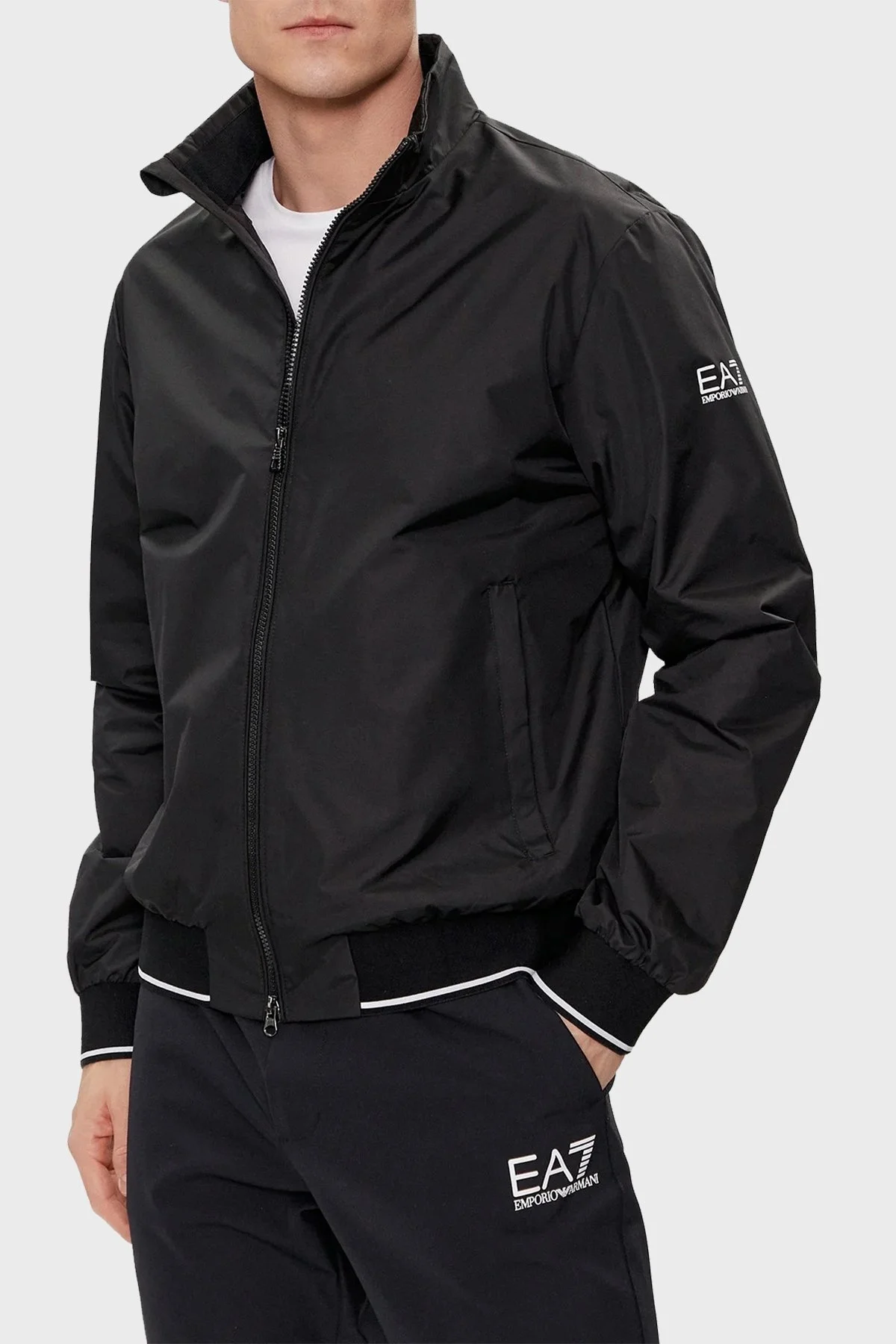 EA7 Regular Fit Bomber Erkek Mont 3DPB07 PN27Z 1200 SİYAH - 1
