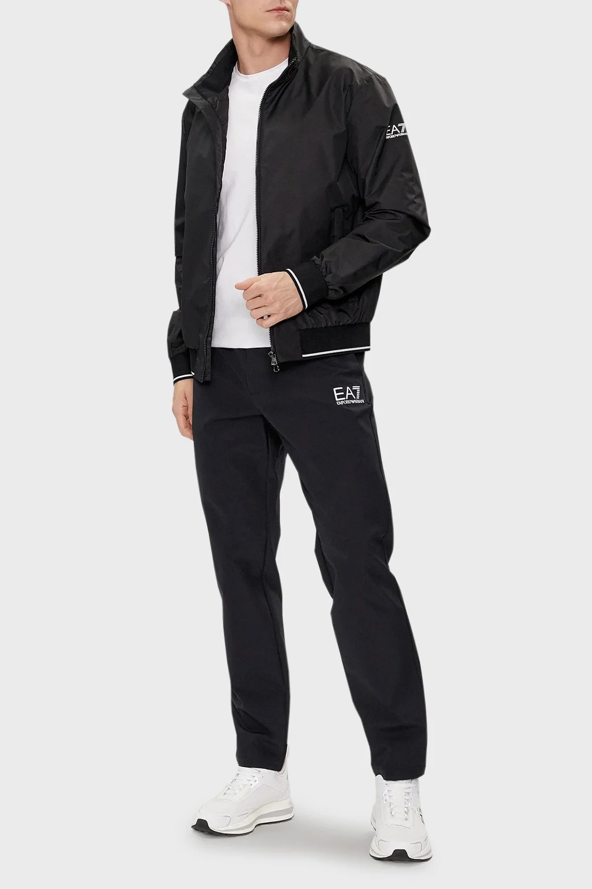 EA7 Regular Fit Bomber Erkek Mont 3DPB07 PN27Z 1200 SİYAH - 2