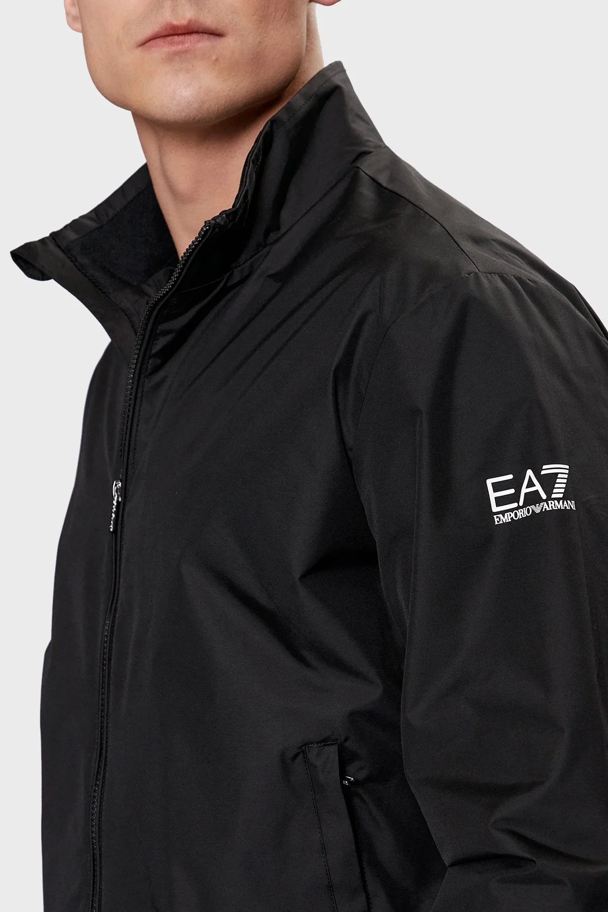 EA7 Regular Fit Bomber Erkek Mont 3DPB07 PN27Z 1200 SİYAH - 5