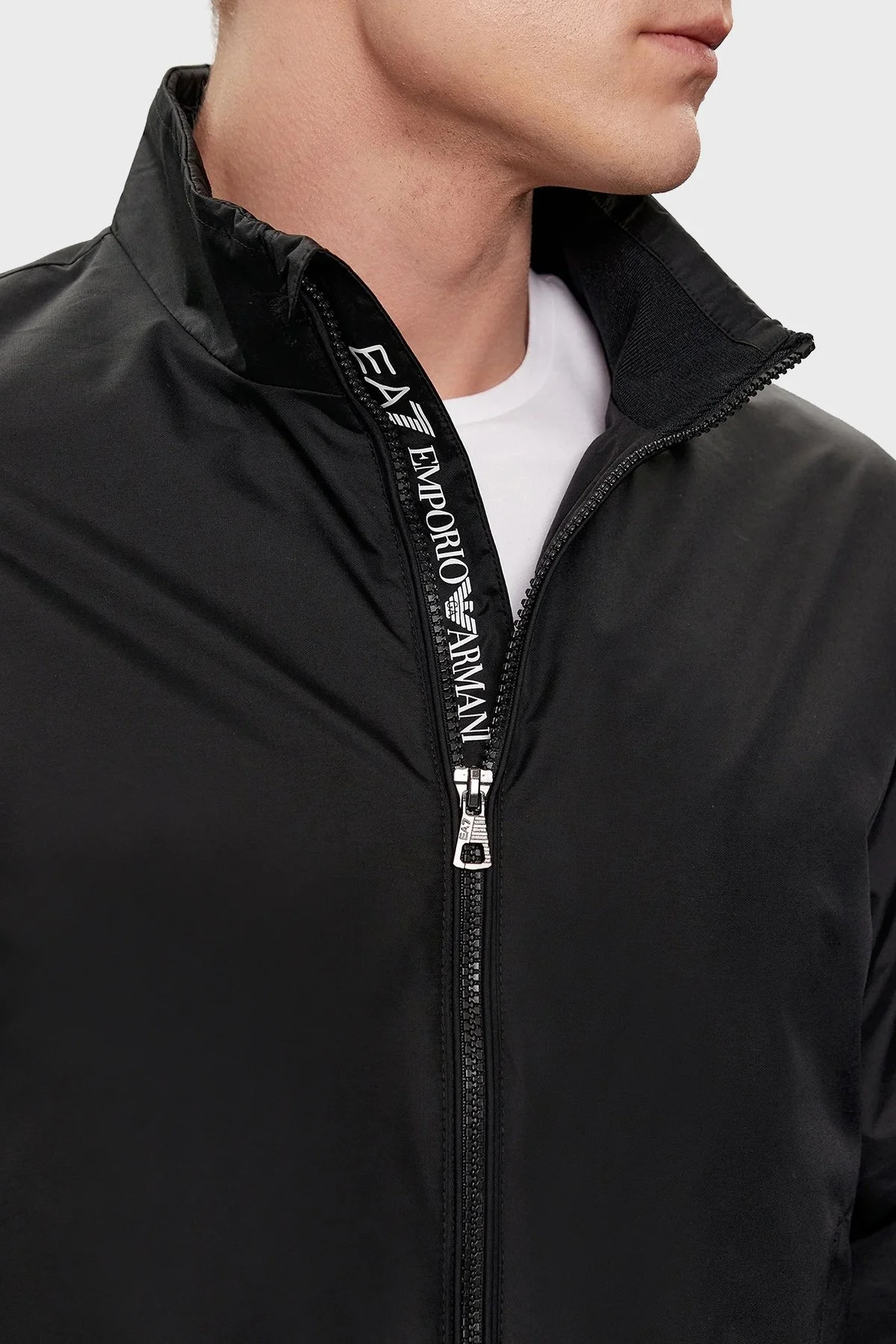 EA7 Regular Fit Bomber Erkek Mont 3DPB07 PN27Z 1200 SİYAH - 6