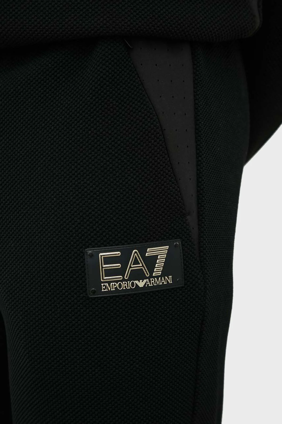 EA7 Regular Fit Cepli Jogger Spor Erkek Pantolon 3RPP69 PJG1Z 1200 SİYAH - 3