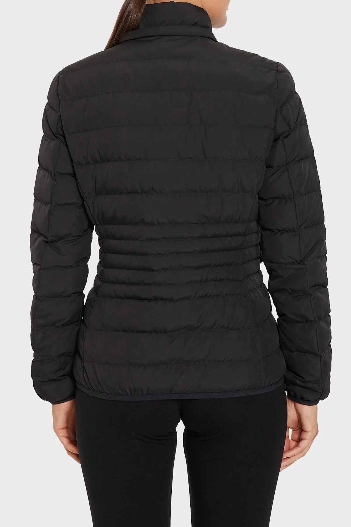 EA7 Regular Fit Çıkarılabilir Kapüşonlu Şişme Bayan Mont 8NTB23 TNF8Z 0210 SİYAH - 6