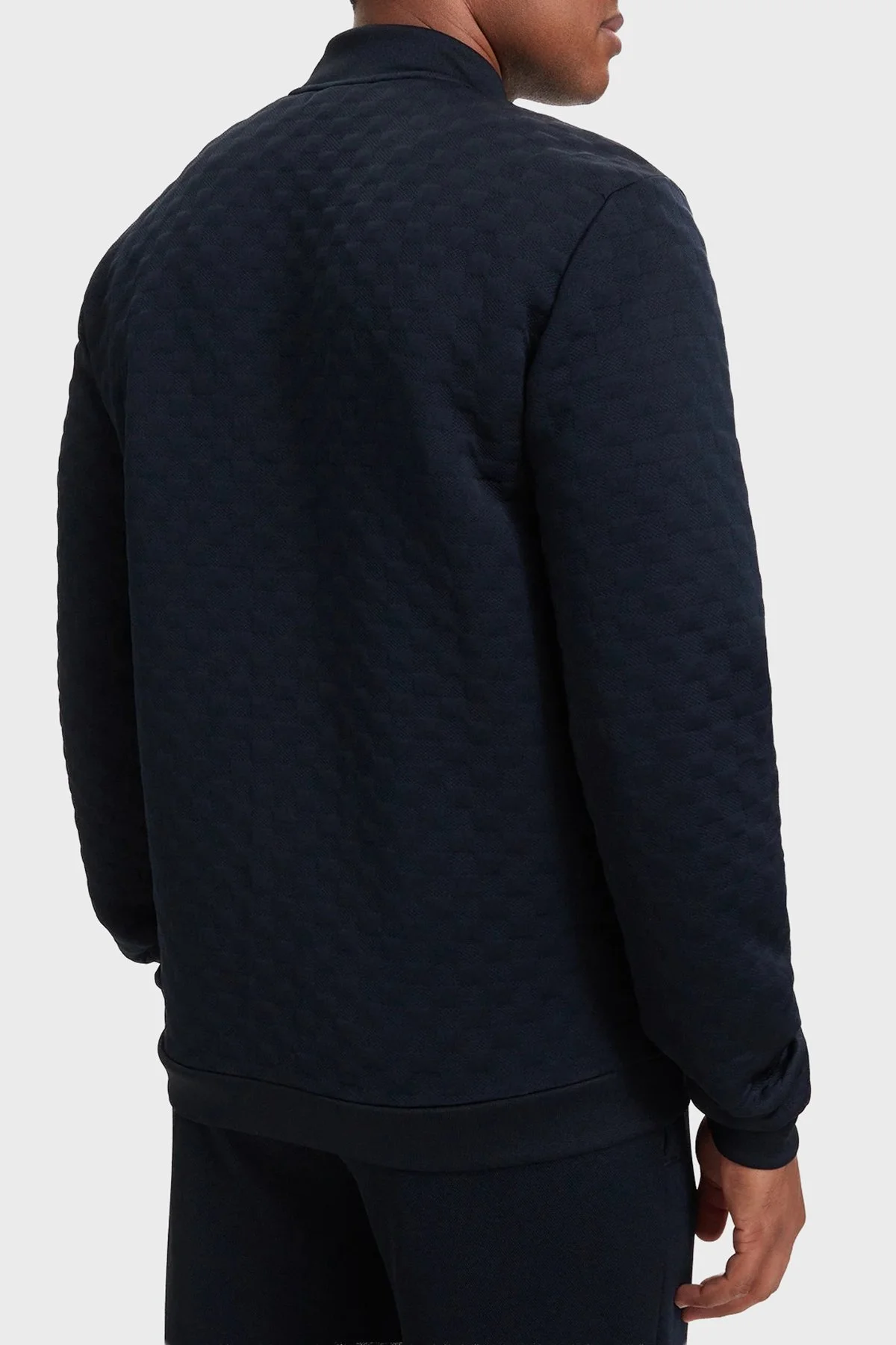 EA7 Regular Fit Dik Yaka Erkek Sweat 7M002246 AF26241 UB102 Lacivert - 3