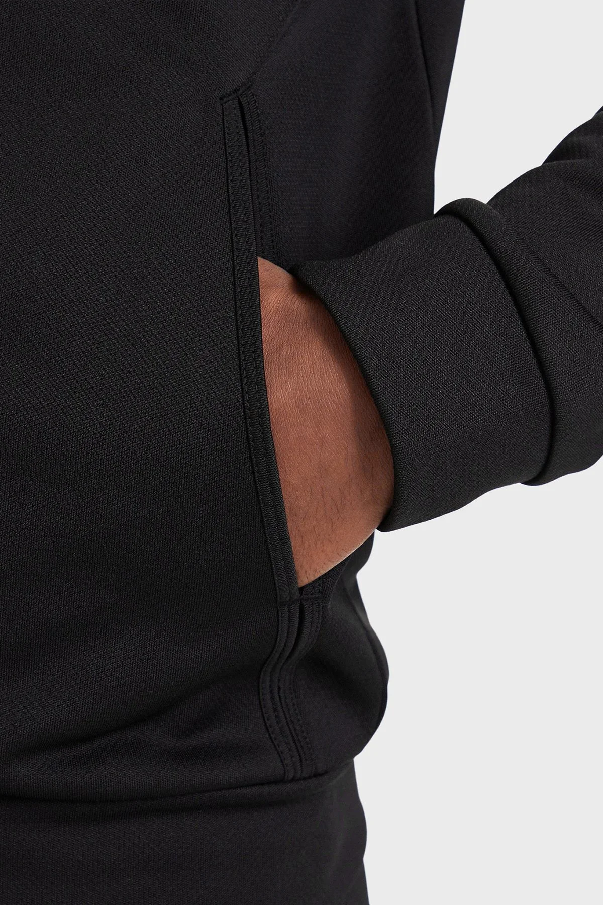 EA7 Regular Fit Dik Yaka Fermuarlı Erkek Sweat 7M002098 AF27716 UC001 Siyah - 5