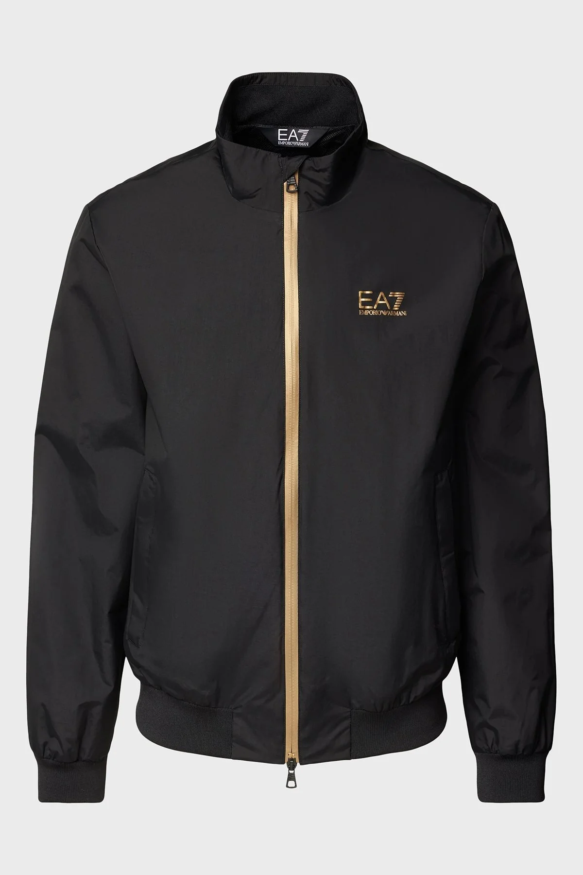 EA7 Regular Fit Dik Yaka Logolu Erkek Ceket 7M000424 AF13569 MC004 SİYAH-GOLD - 1