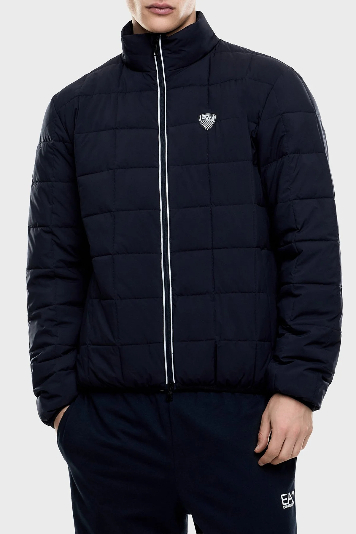EA7 Regular Fit Dolgulu Şişme Erkek Mont 7M001513 AF21509 UB102 Lacivert - 1