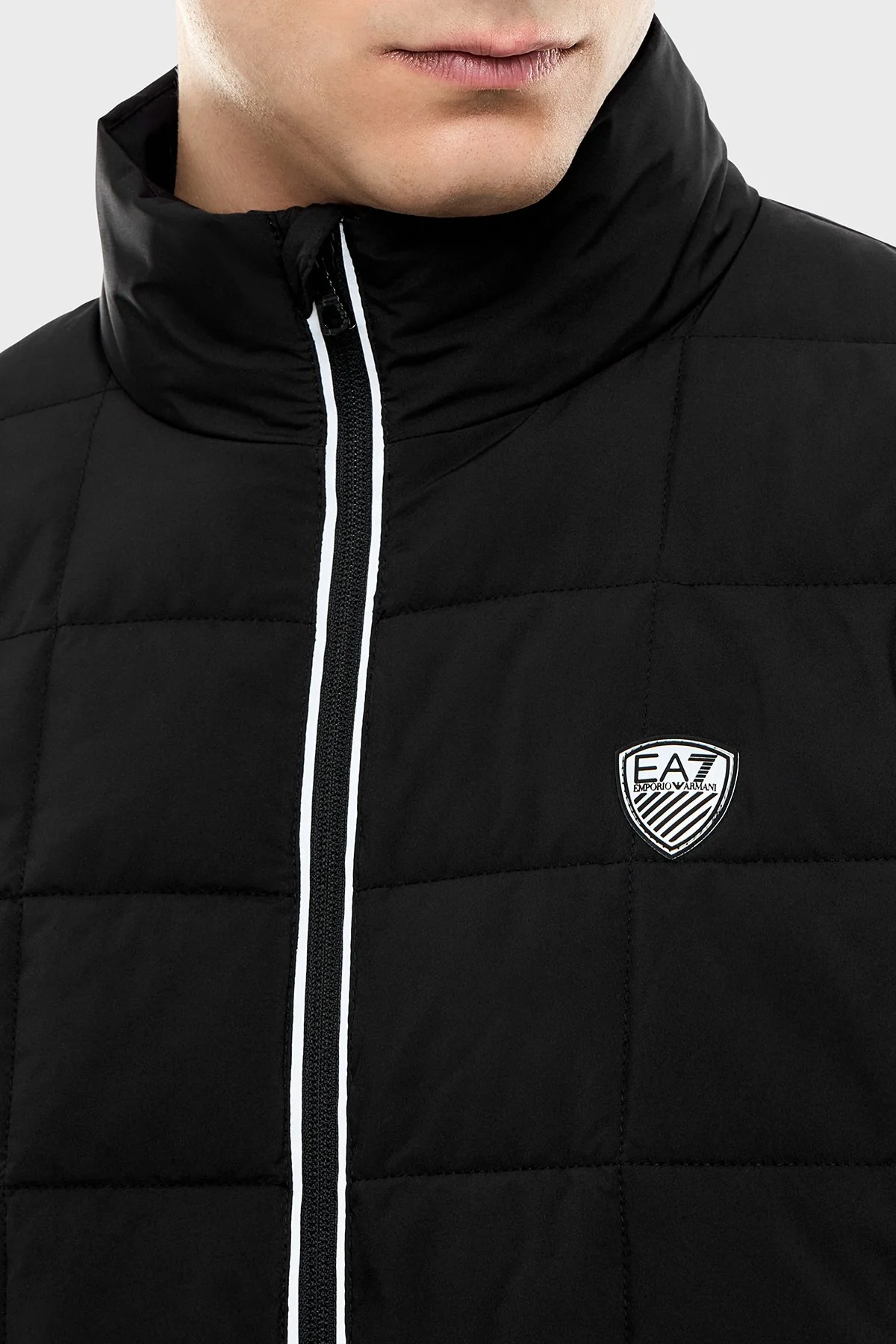EA7 Regular Fit Dolgulu Şişme Erkek Mont 7M001513 AF21509 UC001 Siyah - 3