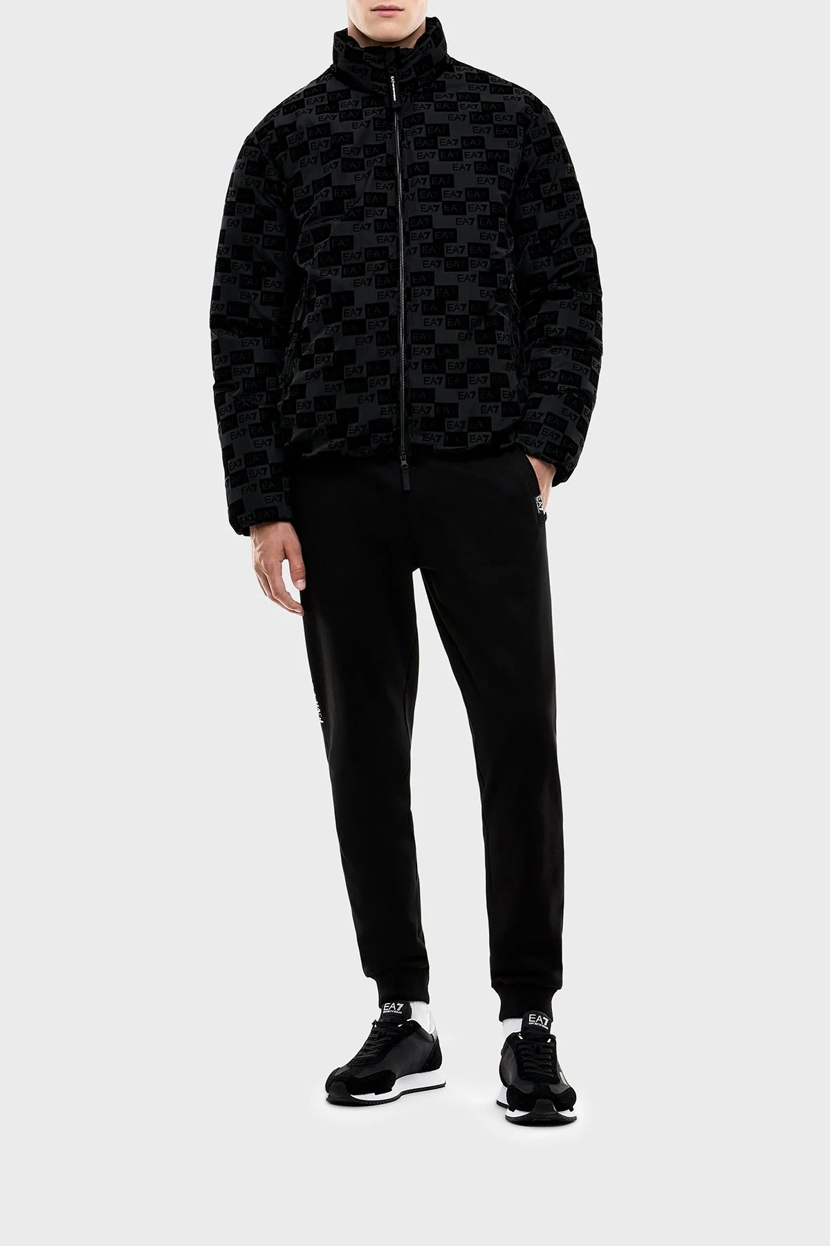 EA7 Regular Fit Dolgulu Şişme Erkek Mont 7M002389 AF26931 UC001 Siyah - 2