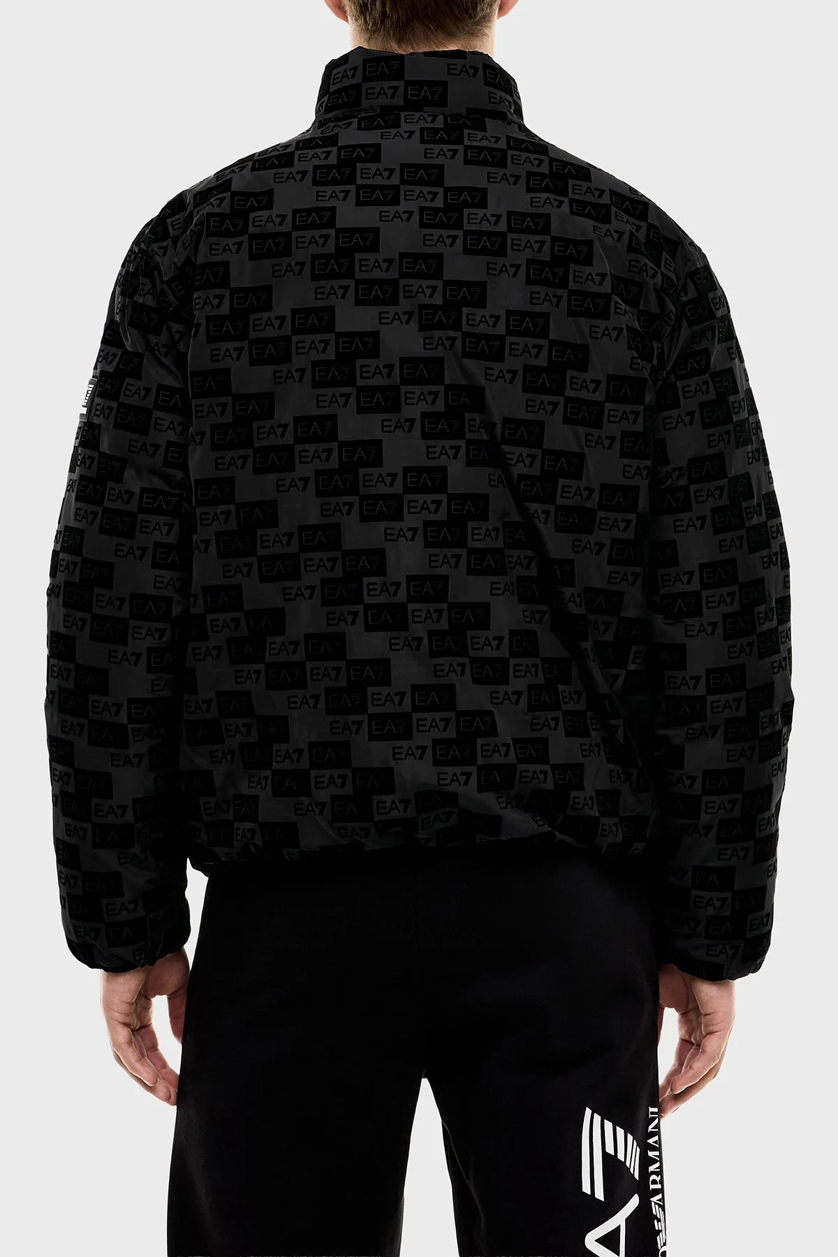 EA7 Regular Fit Dolgulu Şişme Erkek Mont 7M002389 AF26931 UC001 Siyah - 5