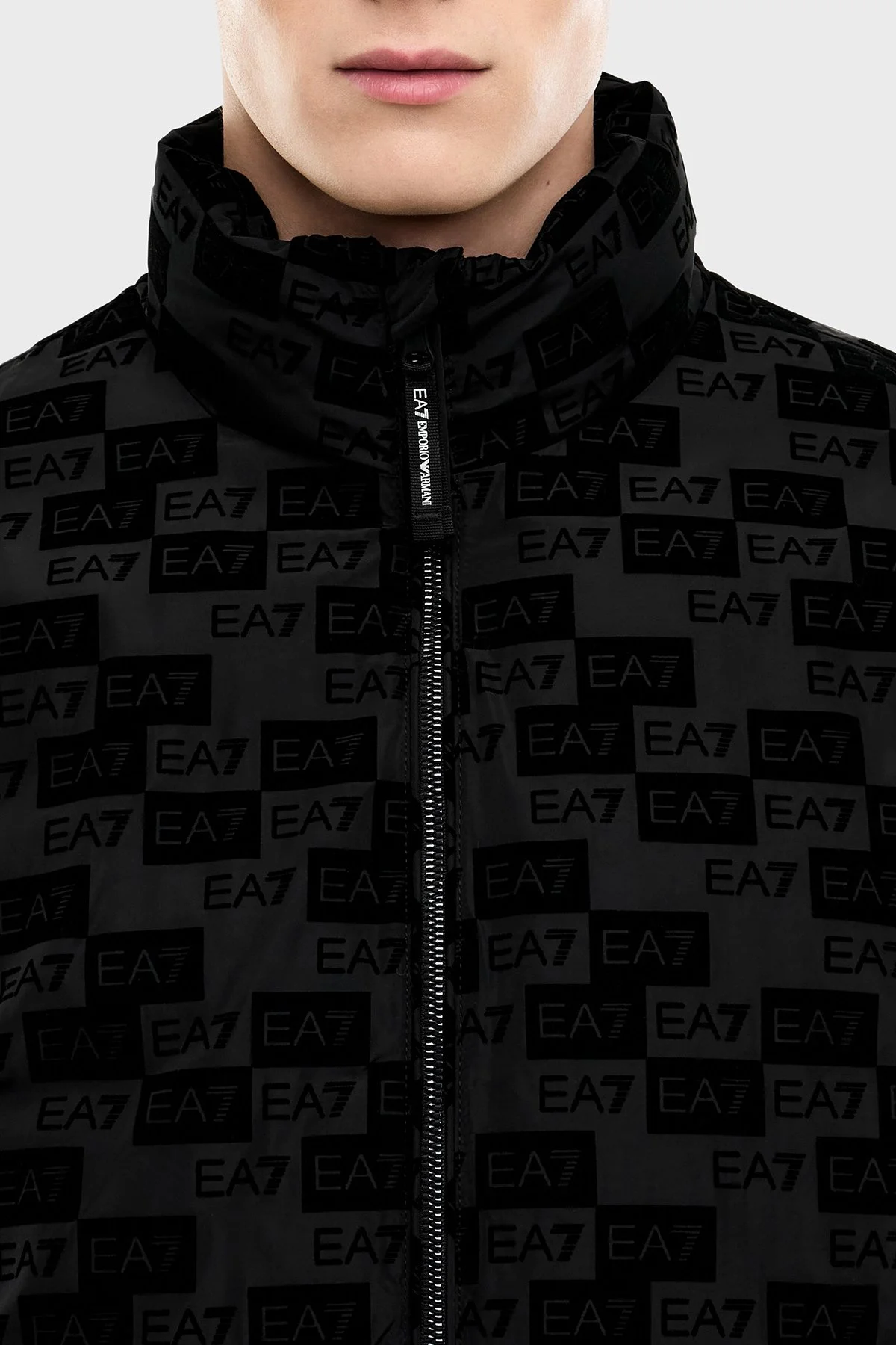 EA7 Regular Fit Dolgulu Şişme Erkek Mont 7M002389 AF26931 UC001 Siyah - 3