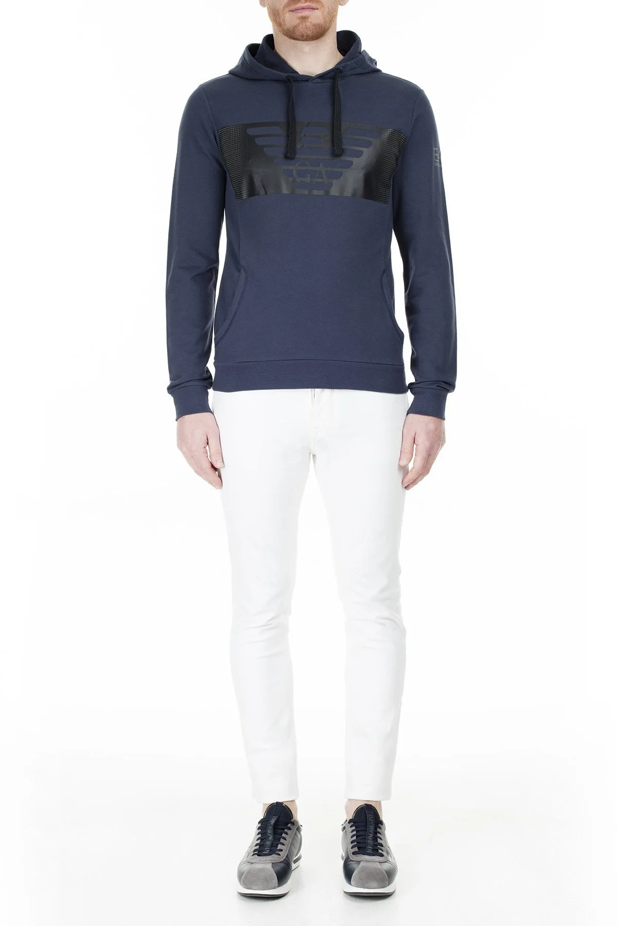 EA7 Regular Fit Erkek Sweat S 6GPM56 PJ05Z 1554 LACİVERT - 5