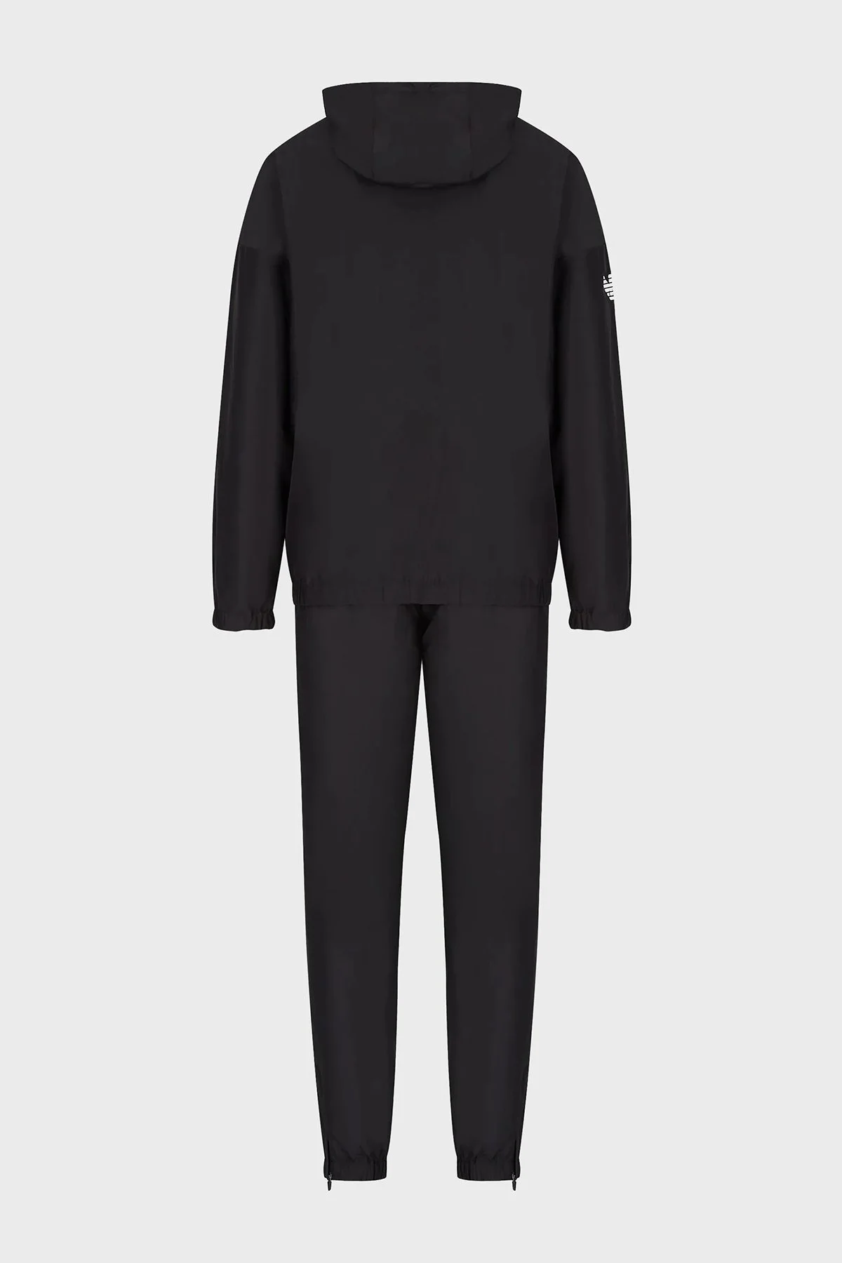 EA7 Regular Fit Fermuarlı Cepli Kapüşonlu Erkek Eşofman Takımı 8NPV08 PN4HZ 0200 SİYAH - 6