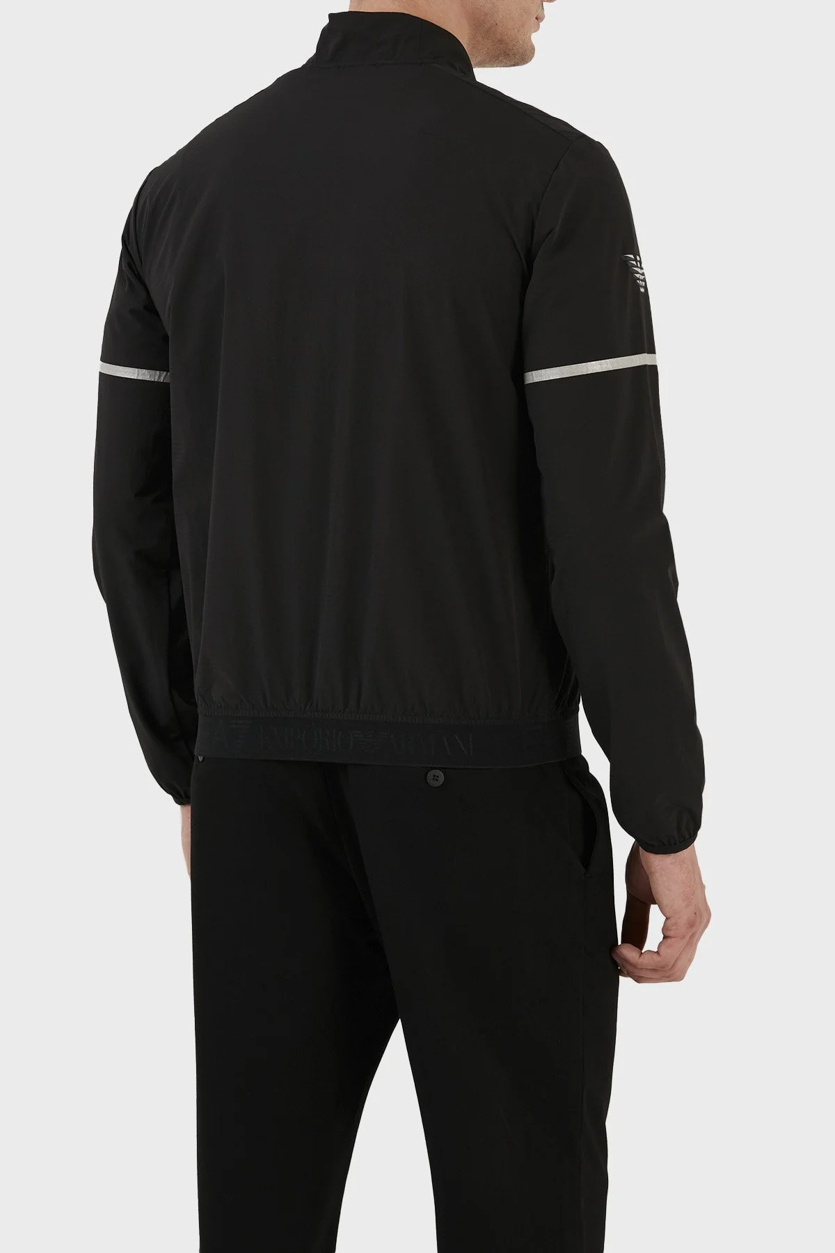 EA7 Regular Fit Fermuarlı Dik Yaka Mevsimlik Spor Erkek Ceket 3RPB13 PNCRZ 1200 SİYAH - 6