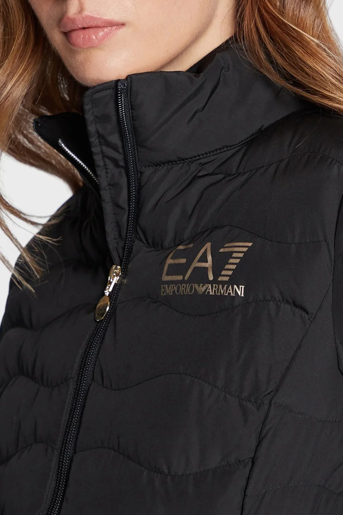 EA7 Regular Fit Hafif Dolgulu Kadın Mont 8NTB21 TNF8Z 0210 SİYAH - 5