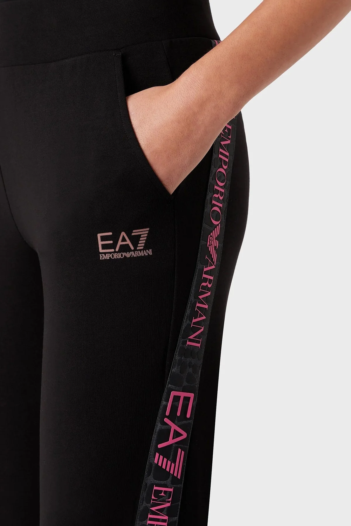 EA7 Regular Fit Jogger Spor Bayan Pantolon 3RTP55 TJKWZ 1200 SİYAH - 2