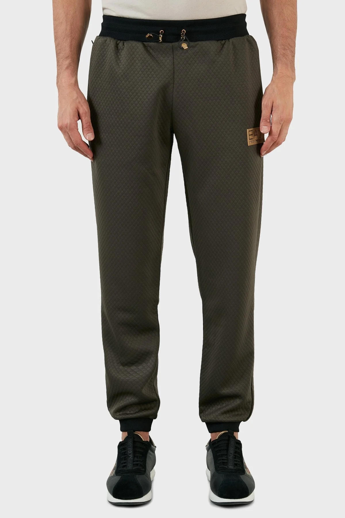 EA7 Regular Fit Jogger Spor Erkek Pantolon 6LPP71 PJHXZ 1866 HAKİ - 2