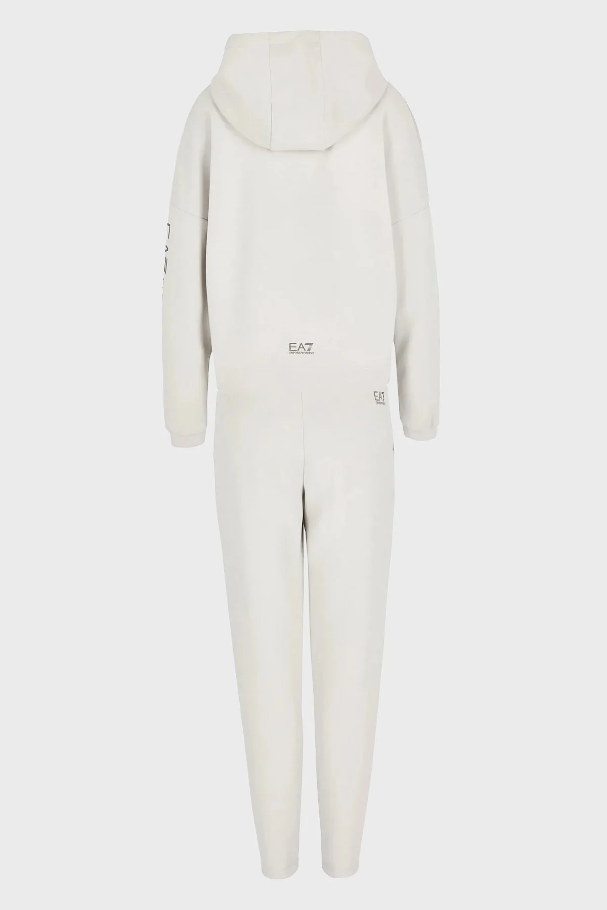 EA7 Regular Fit Kapüşonlu Bayan Eşofman Takımı 6RTV53 TJDCZ 1931 GRİ - 6