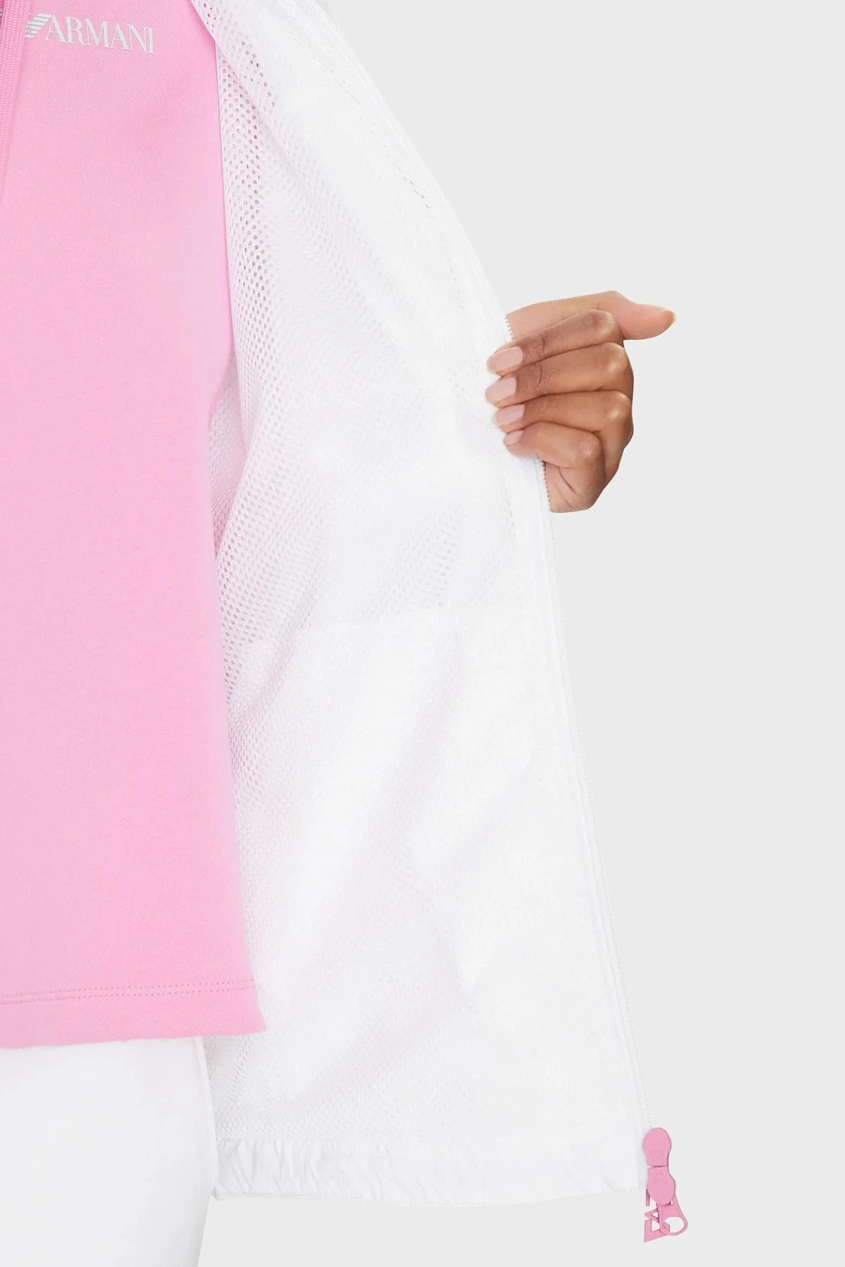 EA7 Regular Fit Kapüşonlu İnce Bayan Mont 3DTB11 TNBCZ 1100 BEYAZ - 6