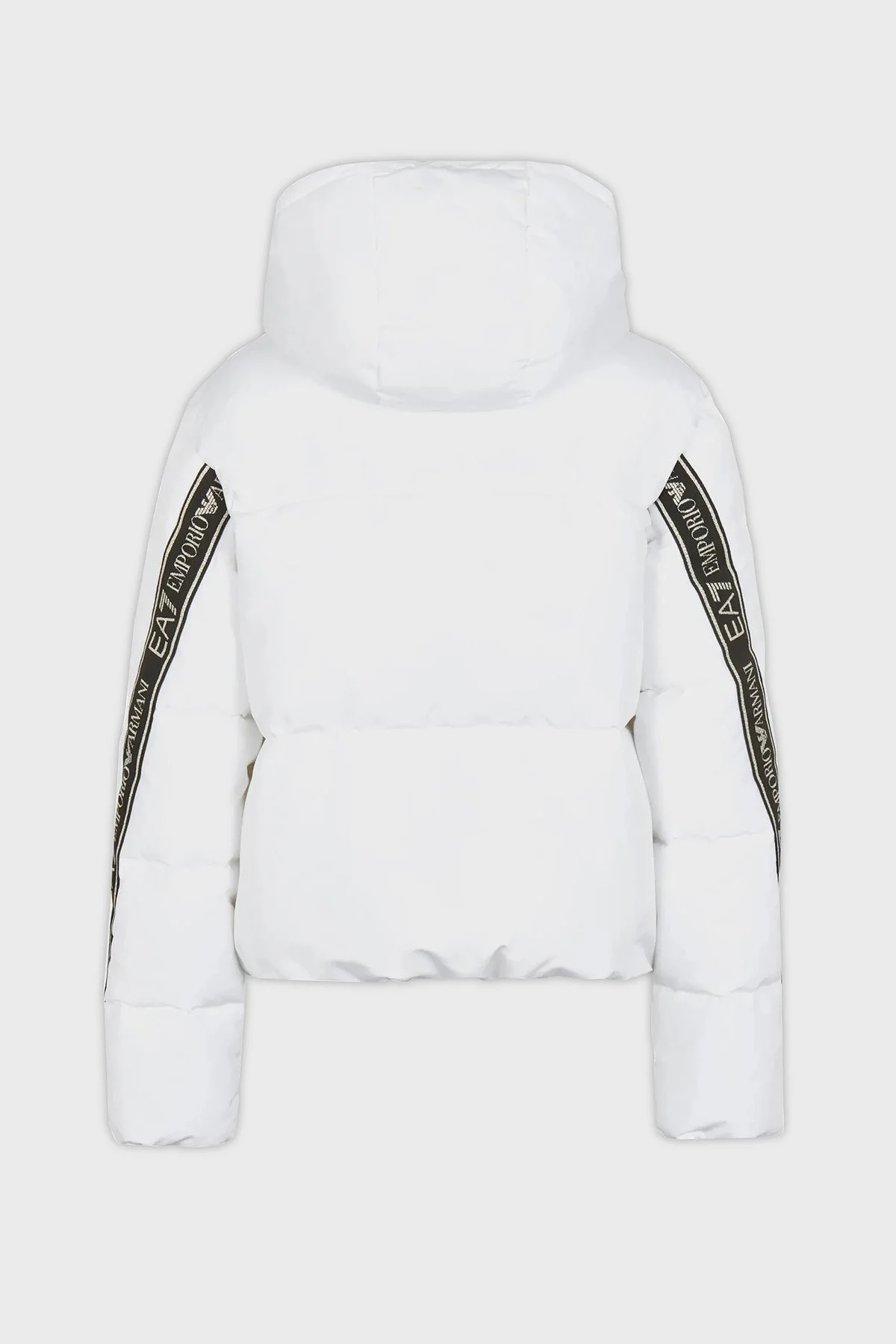 EA7 Regular Fit Kapüşonlu Şişme Bayan Mont 6RTB25 TN8AZ 1100 BEYAZ - 5