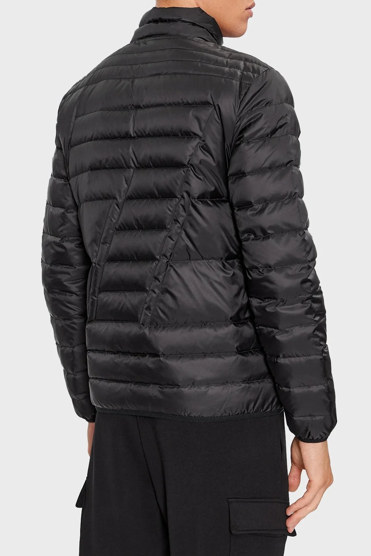 EA7 Regular Fit Kaz Tüyü Dolgulu Dik Yaka Erkek Mont 6RPB14 PN5ZZ 1200 SİYAH - 2