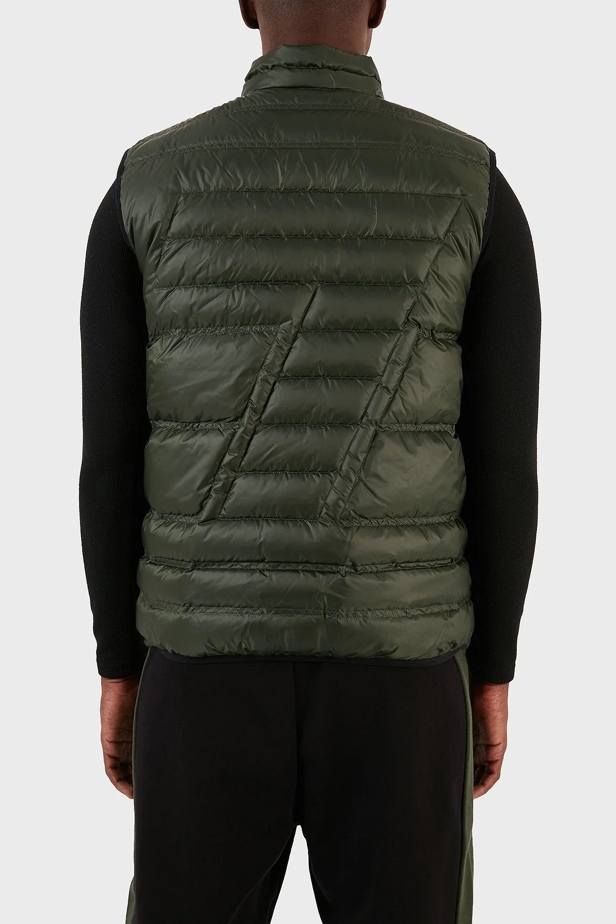 EA7 Regular Fit Kuş Tüyü Dolgulu Şişme Erkek Yelek 6RPQ02 PN5ZZ 1845 HAKİ - 3