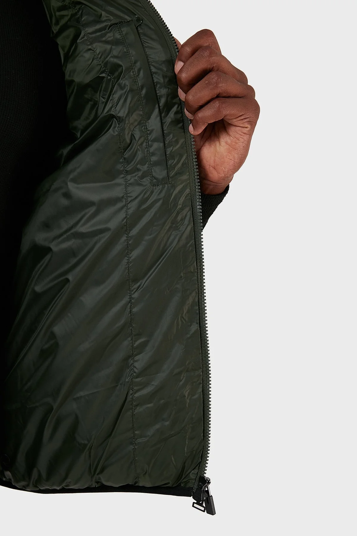 EA7 Regular Fit Kuş Tüyü Dolgulu Şişme Erkek Yelek 6RPQ02 PN5ZZ 1845 HAKİ - 5